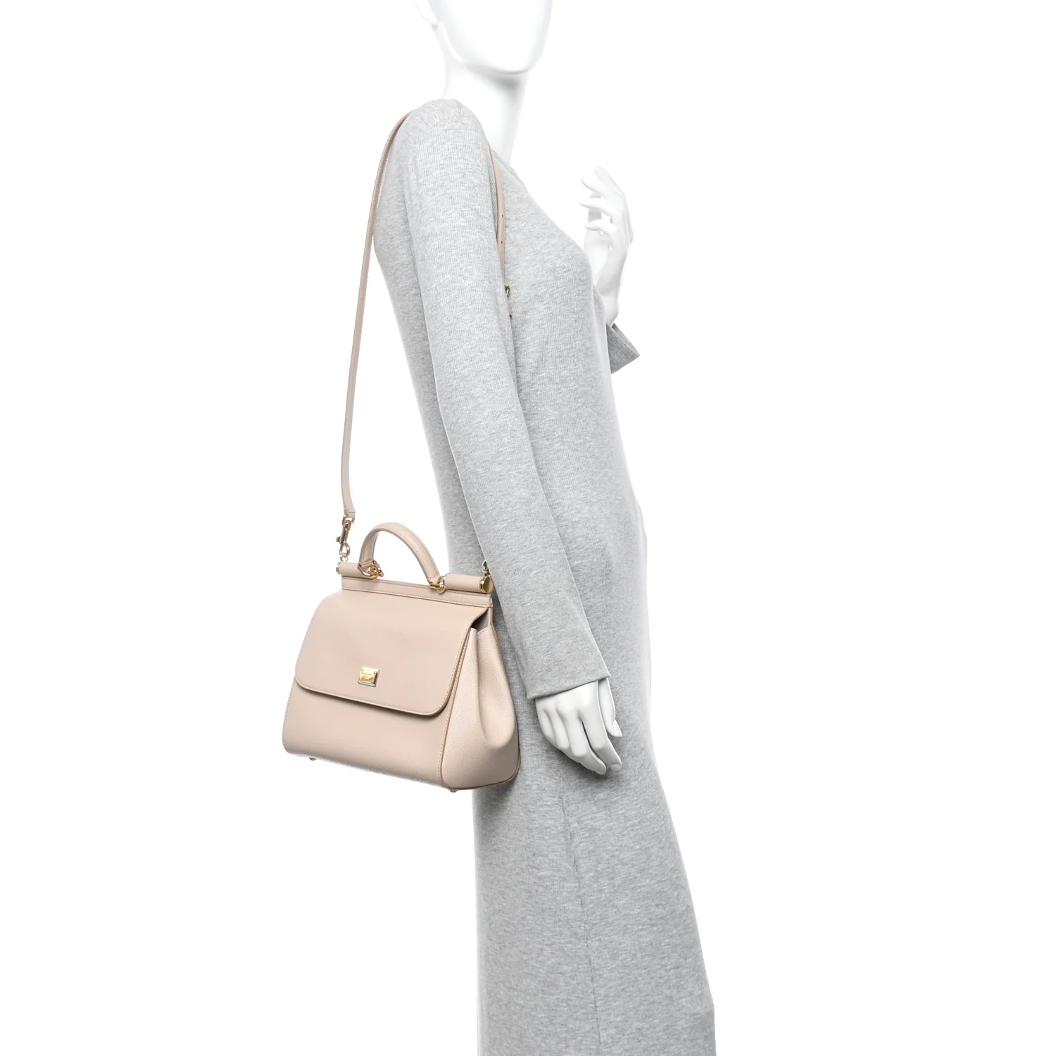 Dauphine Medium Miss Sicily Satchel Rose Carne - Image 2