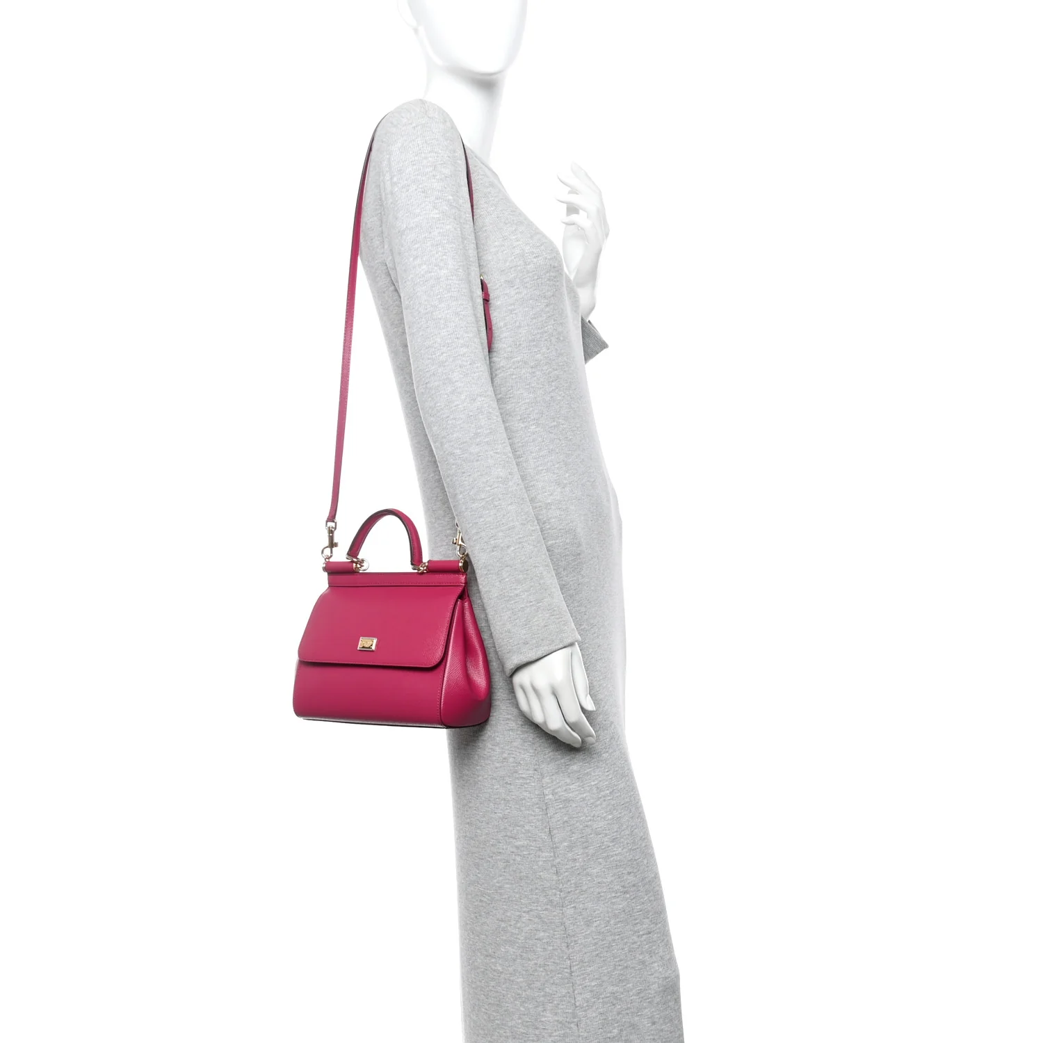 Dauphine Small Miss Sicily Satchel Ciclamino - Image 2
