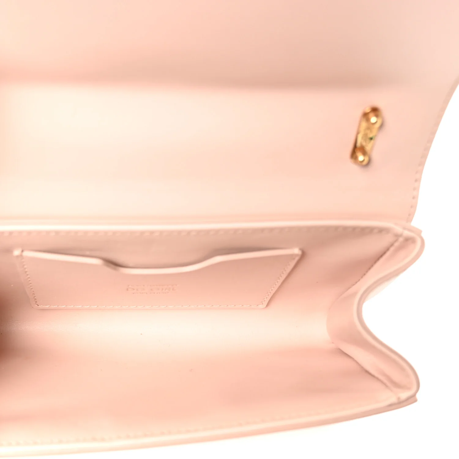 DOLCE GABBANA Calfskin DG Girls Shoulder Bag Pink - Image 5