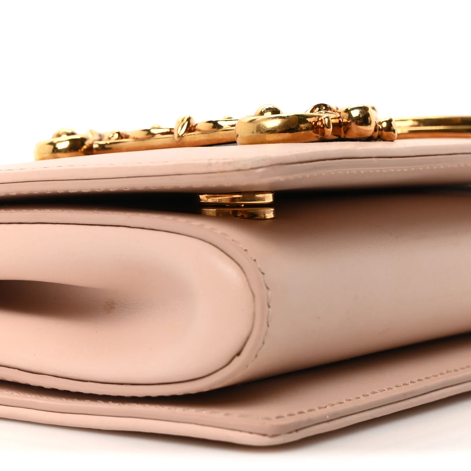 DOLCE GABBANA Calfskin DG Girls Shoulder Bag Pink - Image 8