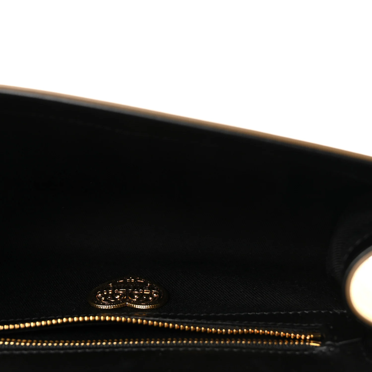 Metallic Nappa Quilted Medium Devotion Crossbody Bag Gold - Image 9
