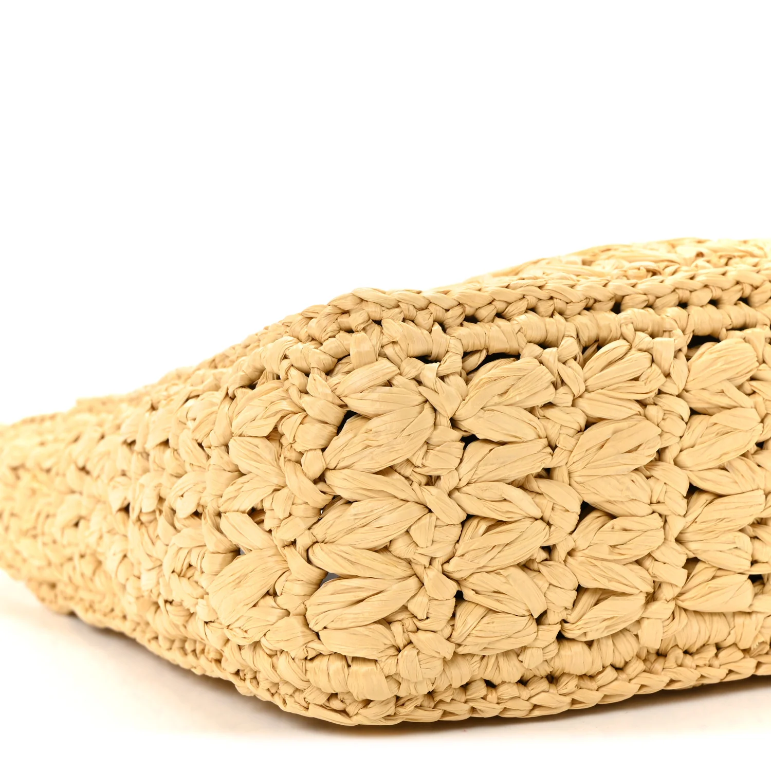 Raffia Crochet 3.5 Shoulder Bag Beige - Image 14