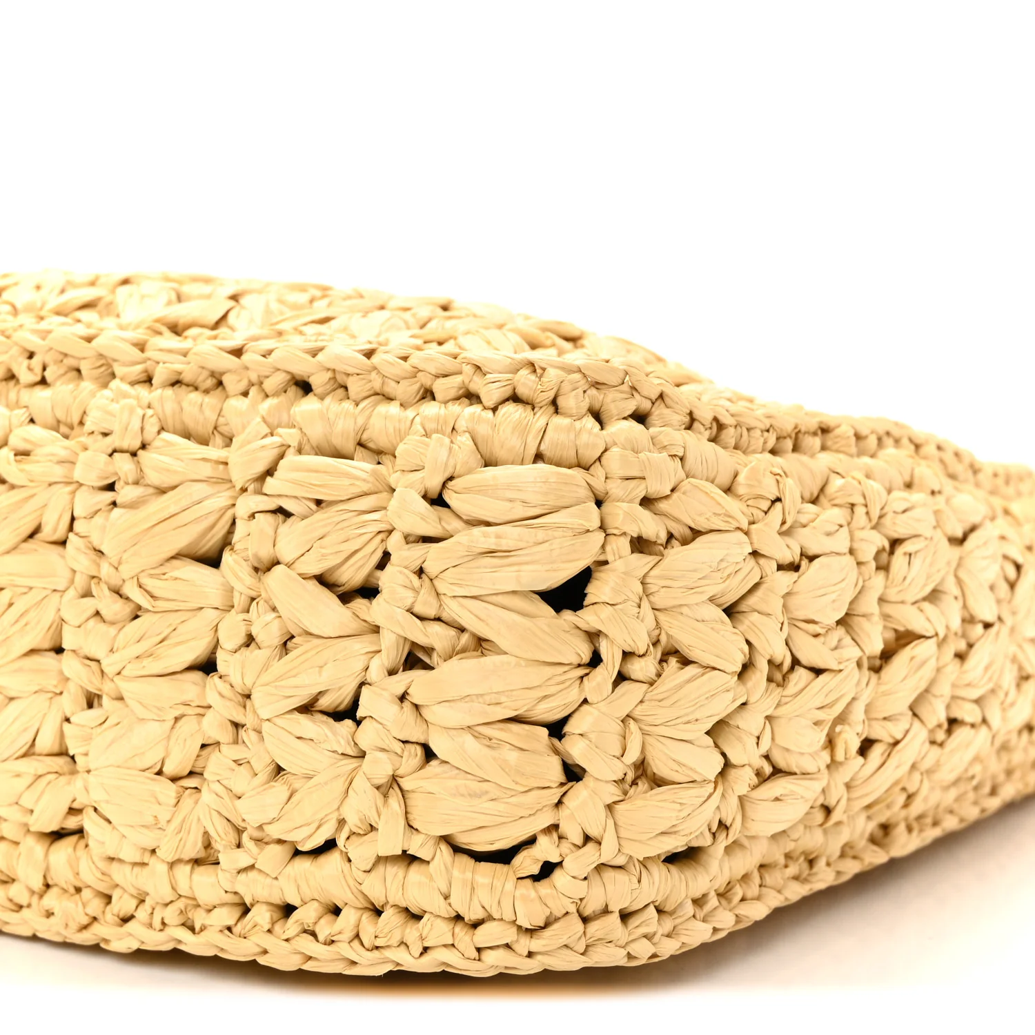 Raffia Crochet 3.5 Shoulder Bag Beige - Image 16