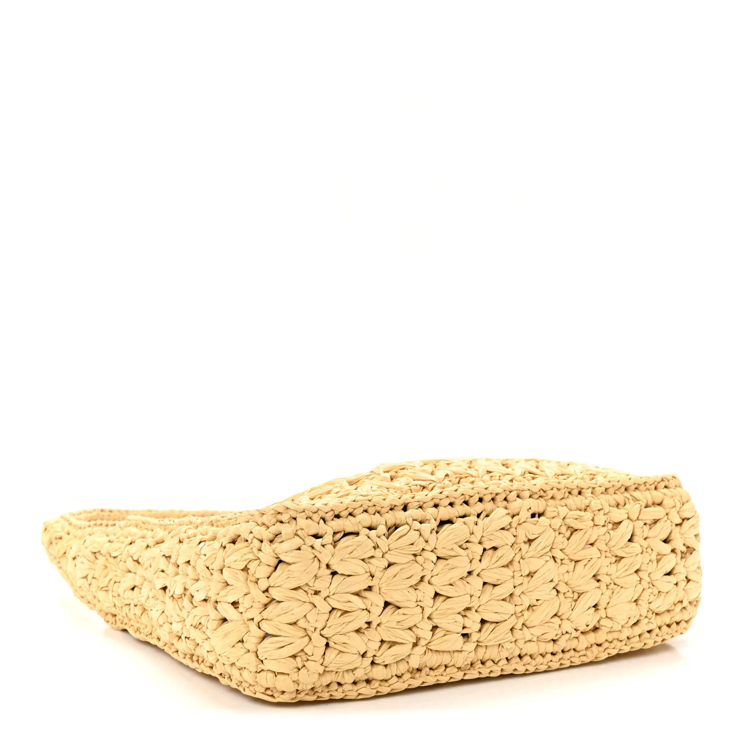 Raffia Crochet 3.5 Shoulder Bag Beige - Image 7
