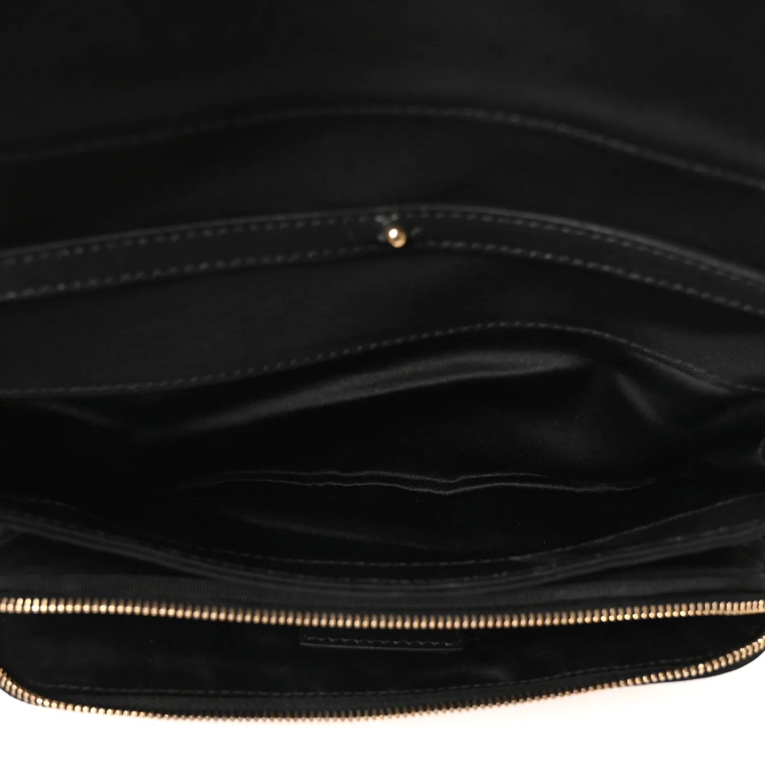 Satin Bow Sasha Chain Clutch Black - Image 8