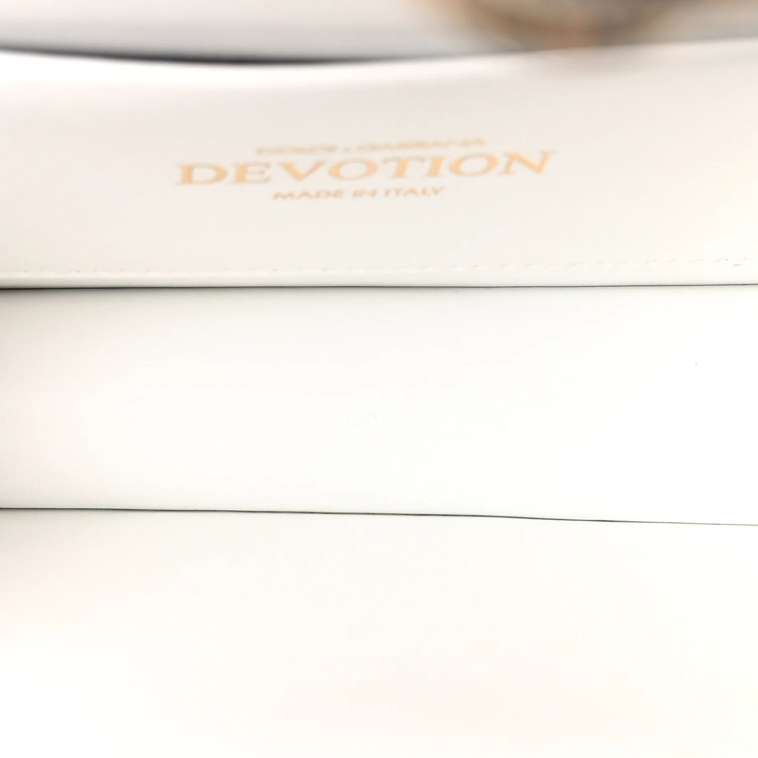 Smooth Calfskin Small Devotion Envelope Top Handle Bag White - Image 5