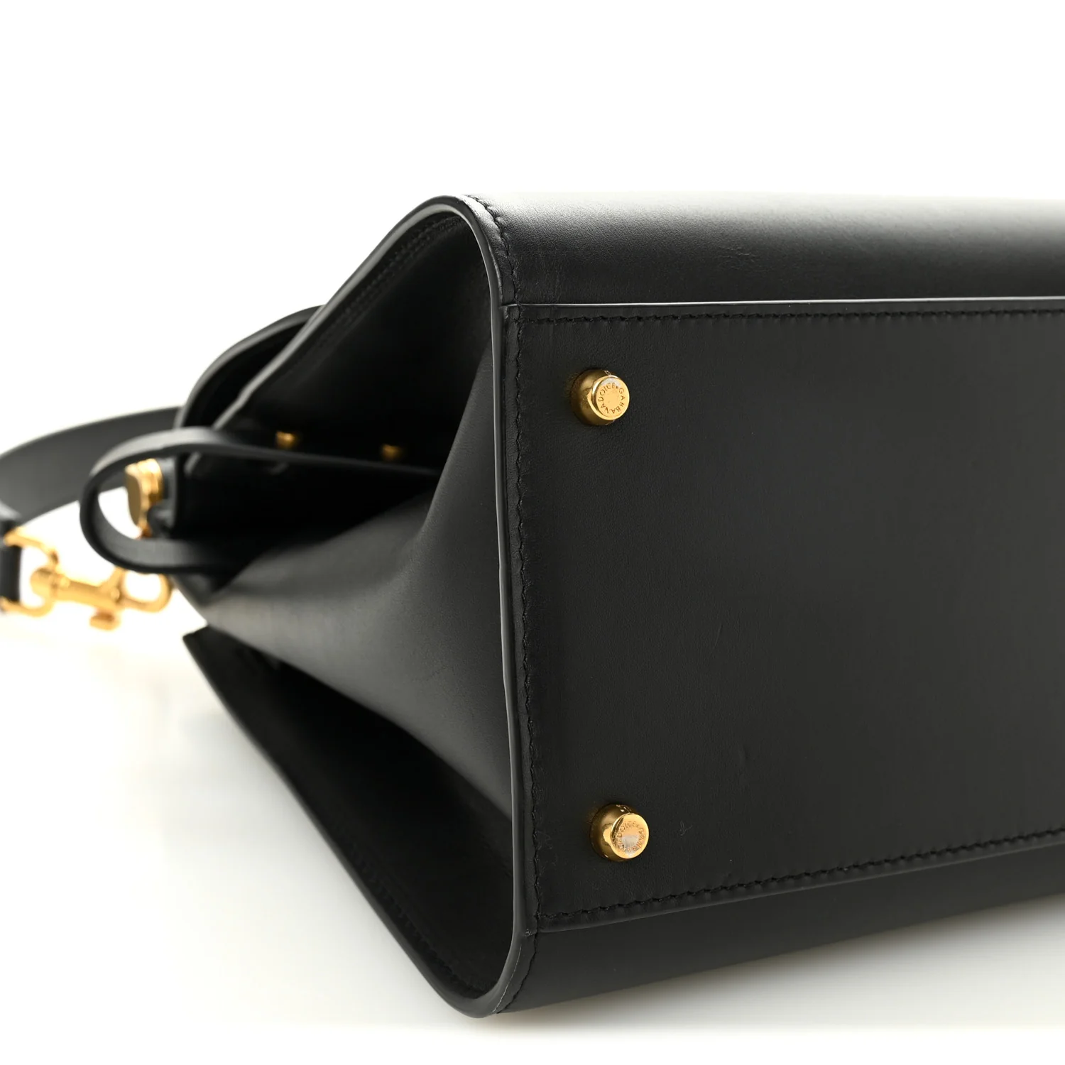 Vitello Morbido Large Sicily 58 Bag Black - Image 8