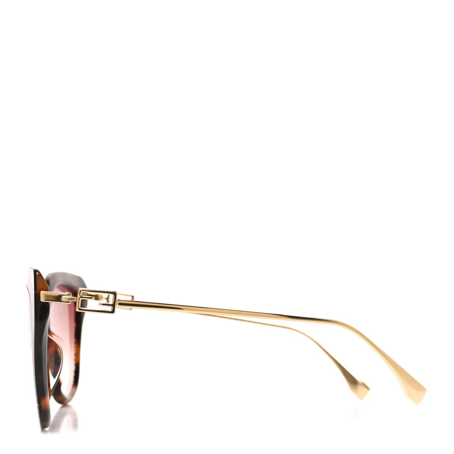Acetate Cat Eye Sunglasses FE40011U Tortoise - Image 3