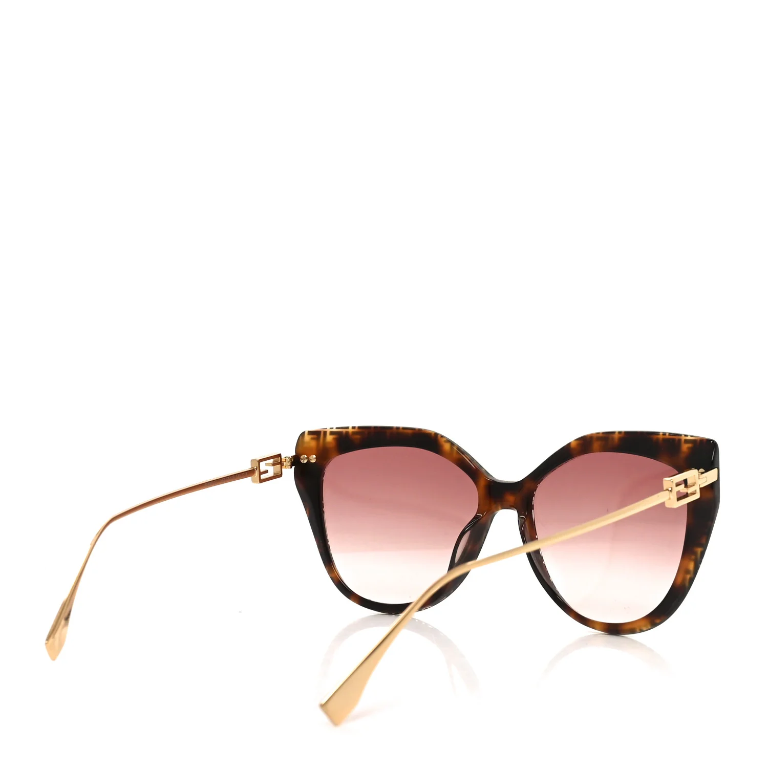 Acetate Cat Eye Sunglasses FE40011U Tortoise - Image 4