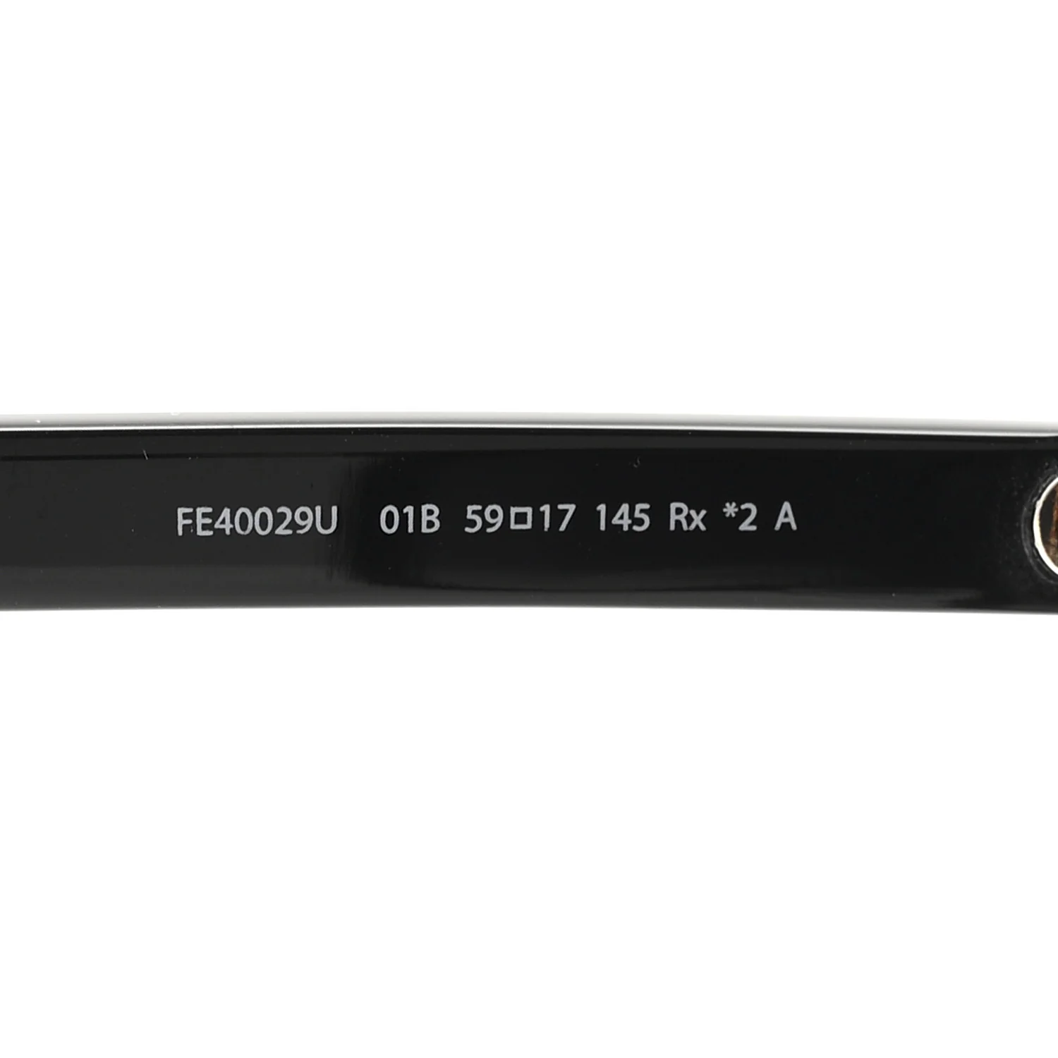 Acetate Cat Eye Sunglasses FE40029U Black - Image 6