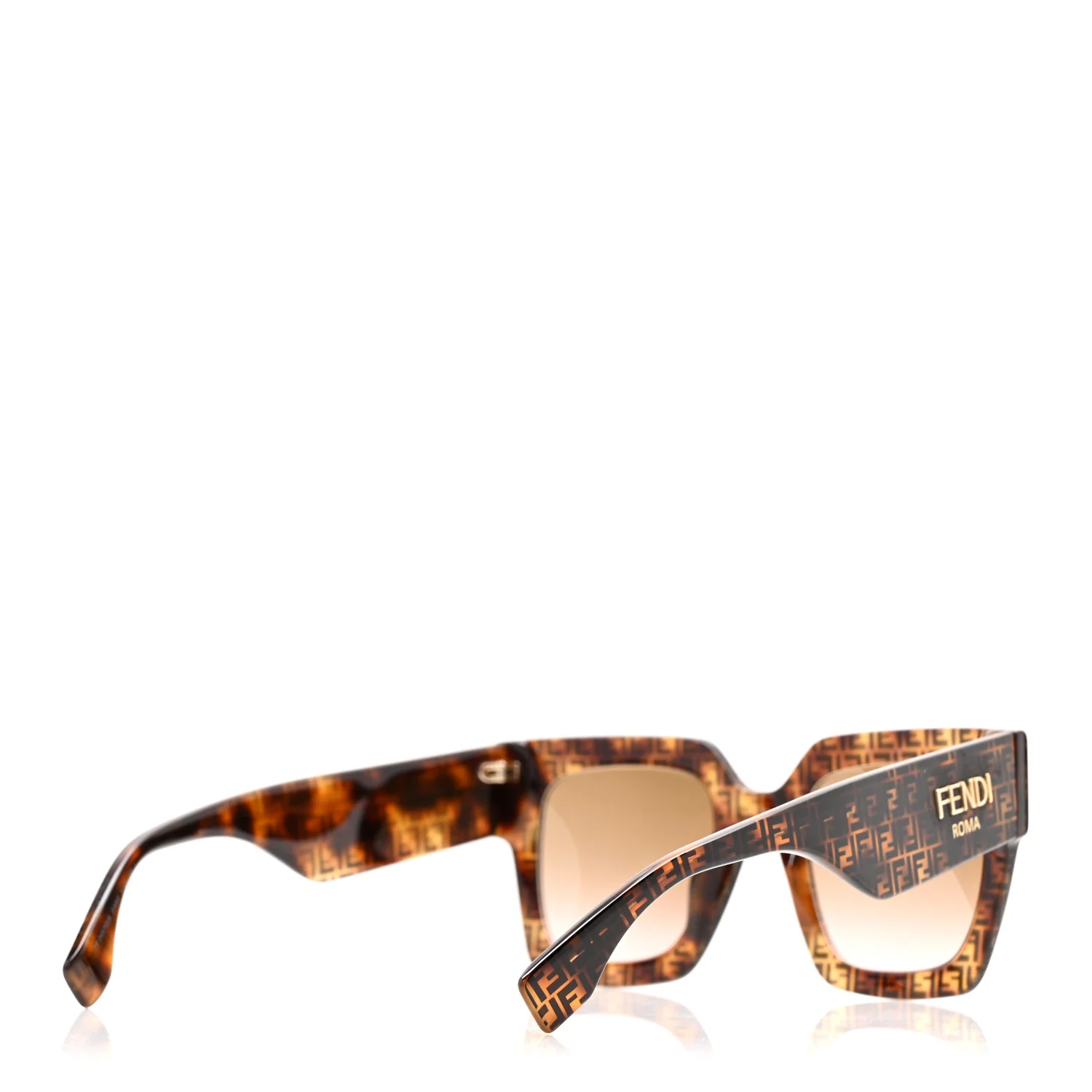 Acetate FF Sunglasses FF0457/G/S Tortoise - Image 4
