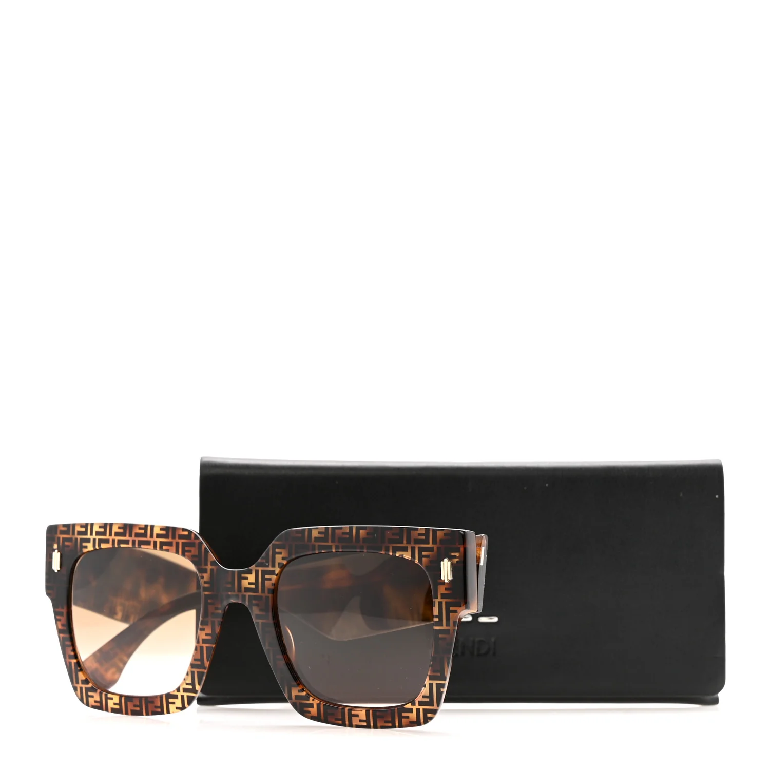 Acetate FF Sunglasses FF0457/G/S Tortoise - Image 7