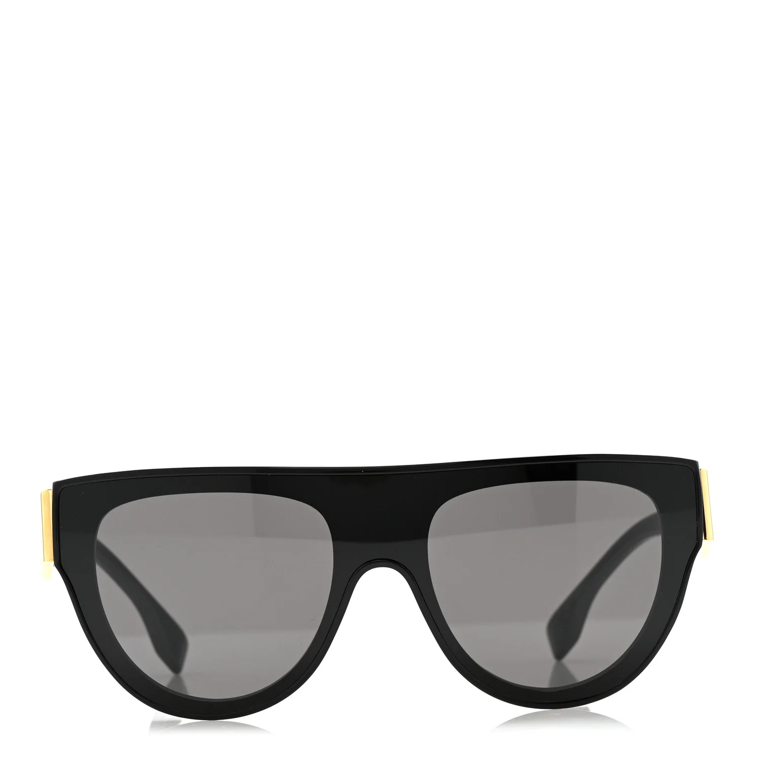 Acetate Shield Sunglasses FE40150I Black - Image 2