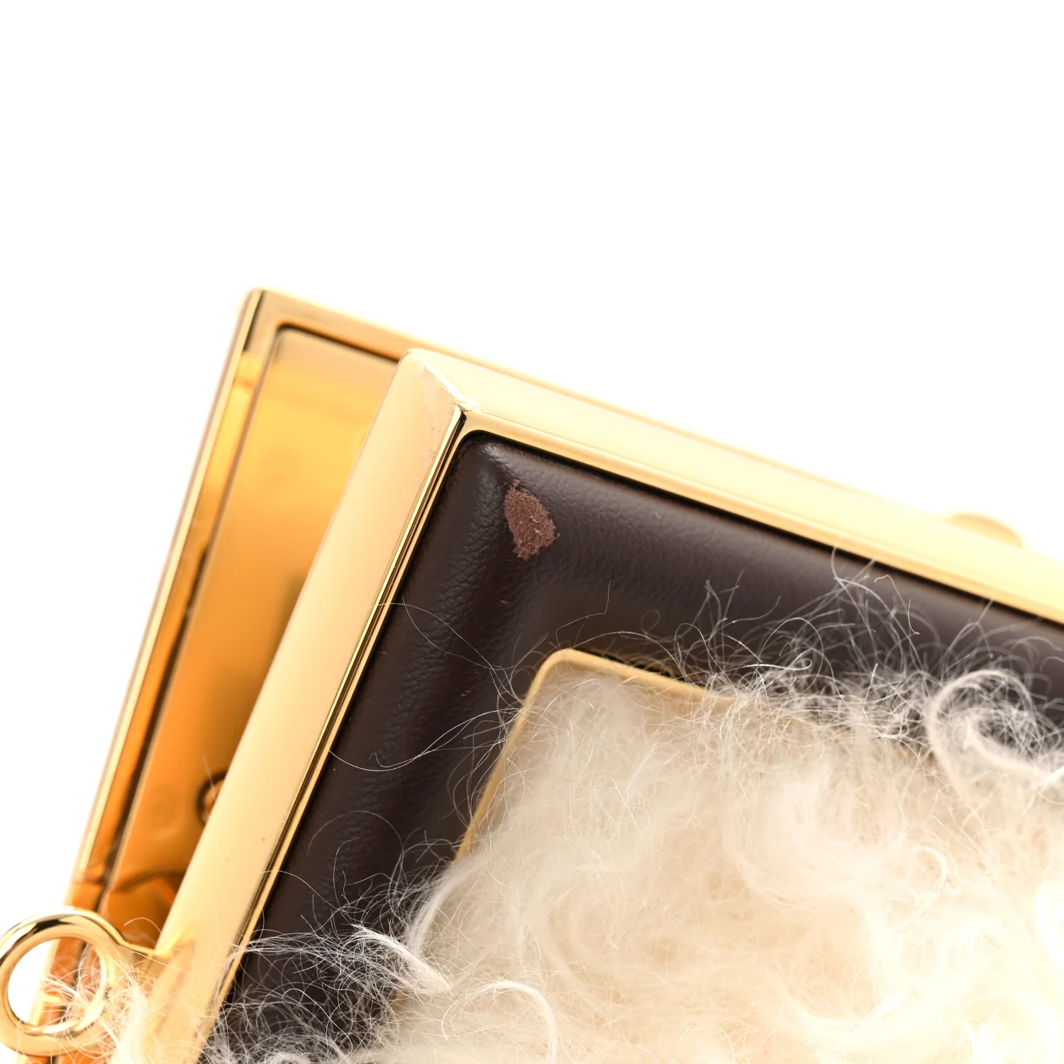Baby Mongolian Nappa Small Fendi First White Fondente - Image 11