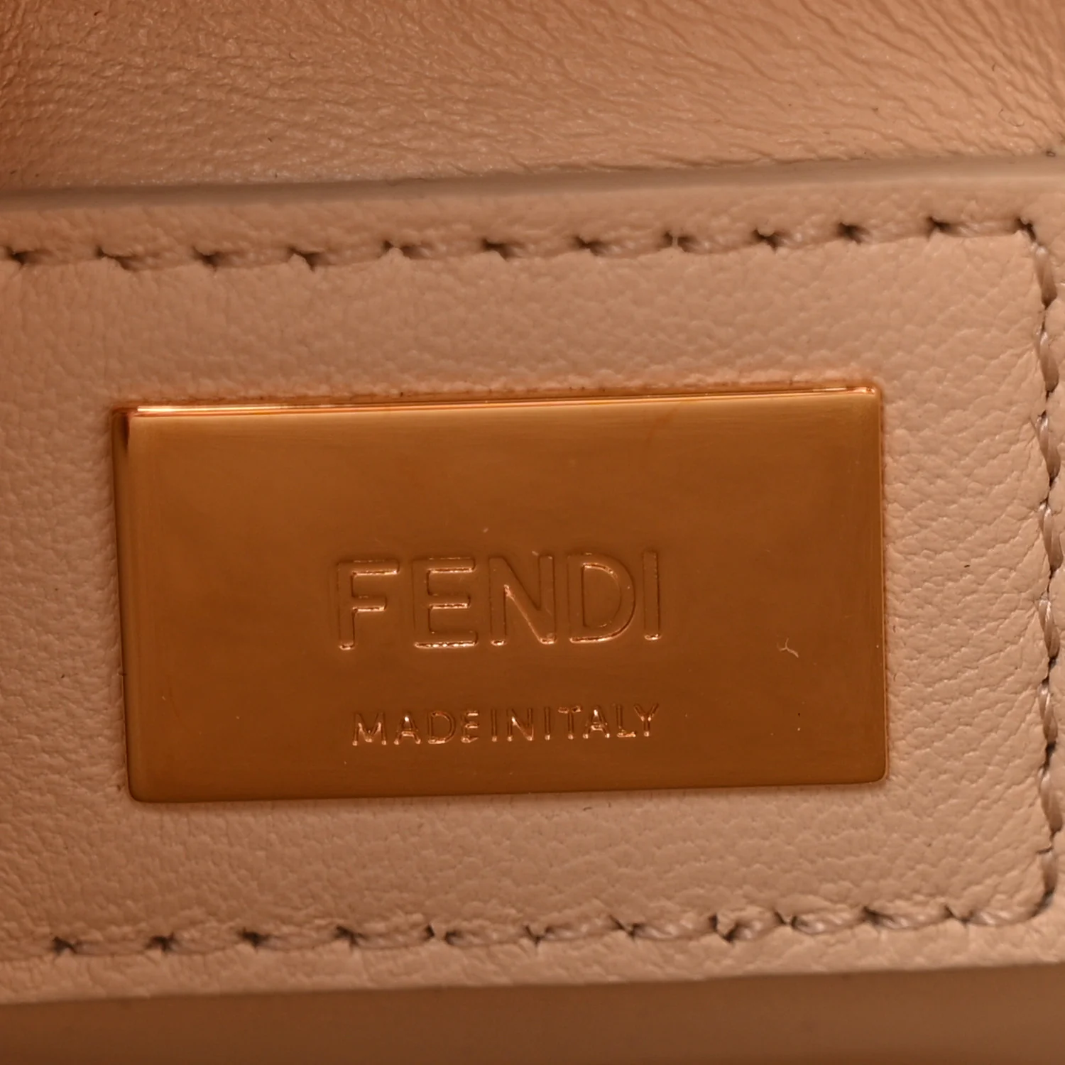 Calfskin Crocodile Mini Peekaboo Iconic Satchel Camelia Toast - Image 7