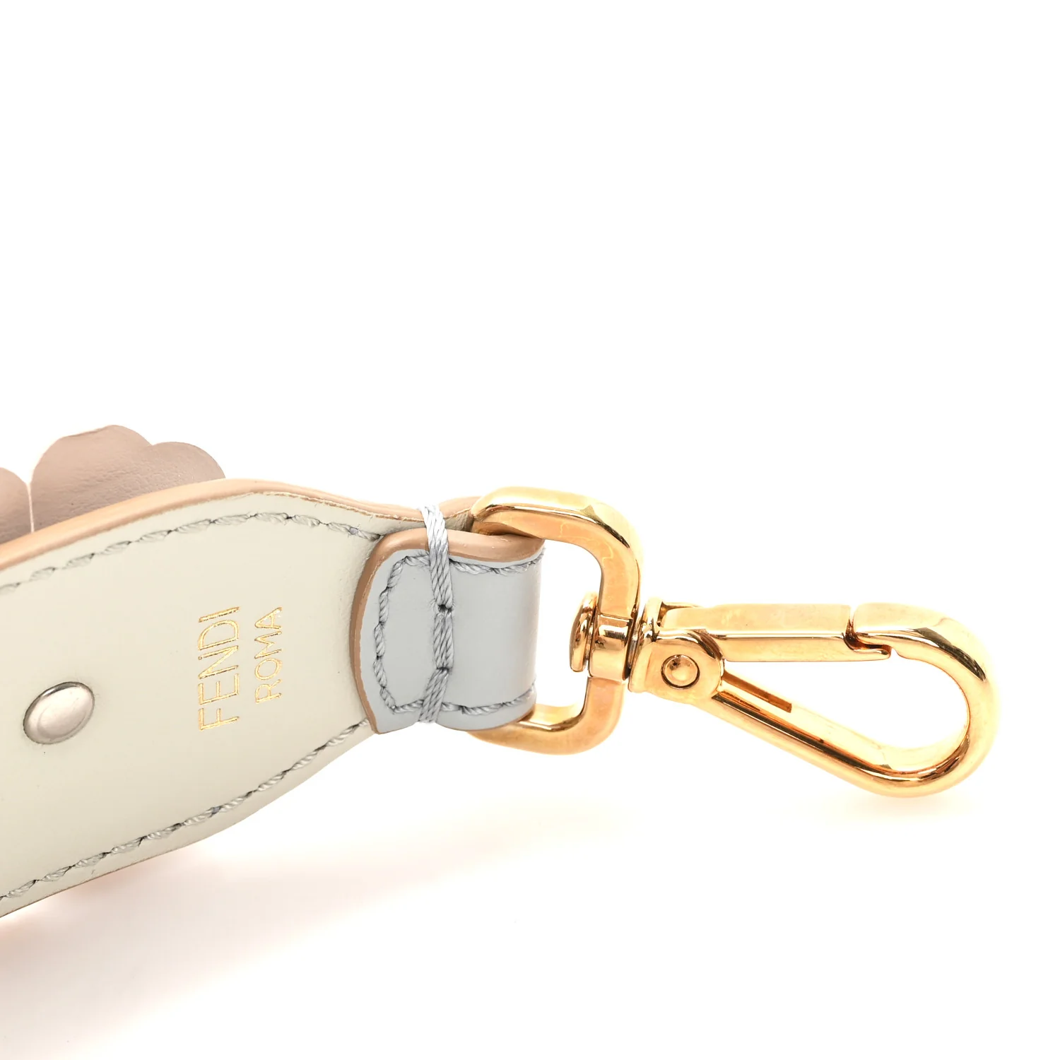 Calfskin Flowerland Studded Strap You Perla Opale - Image 4