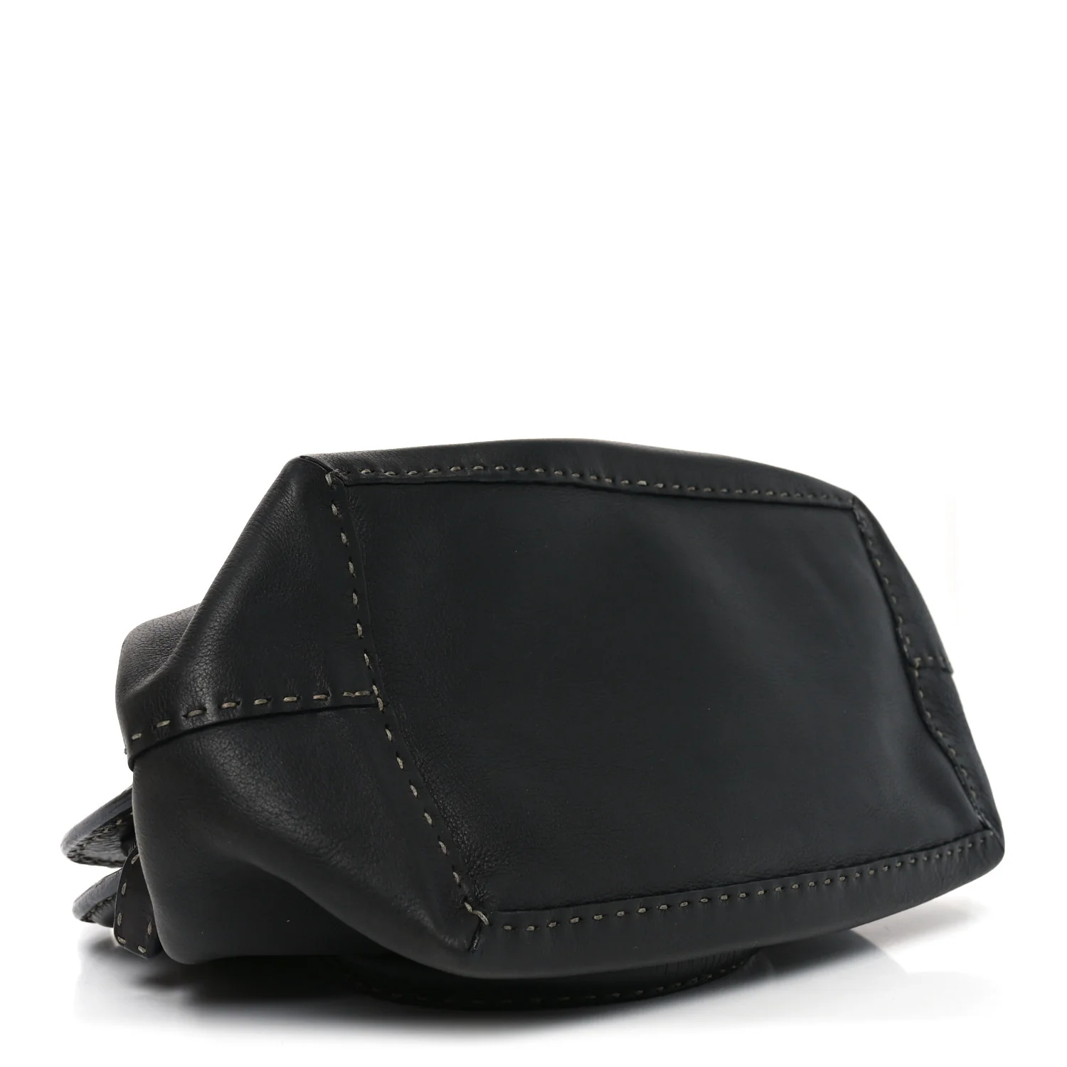 Calfskin Romano Selleria Adele 1328 Bag Black - Image 4