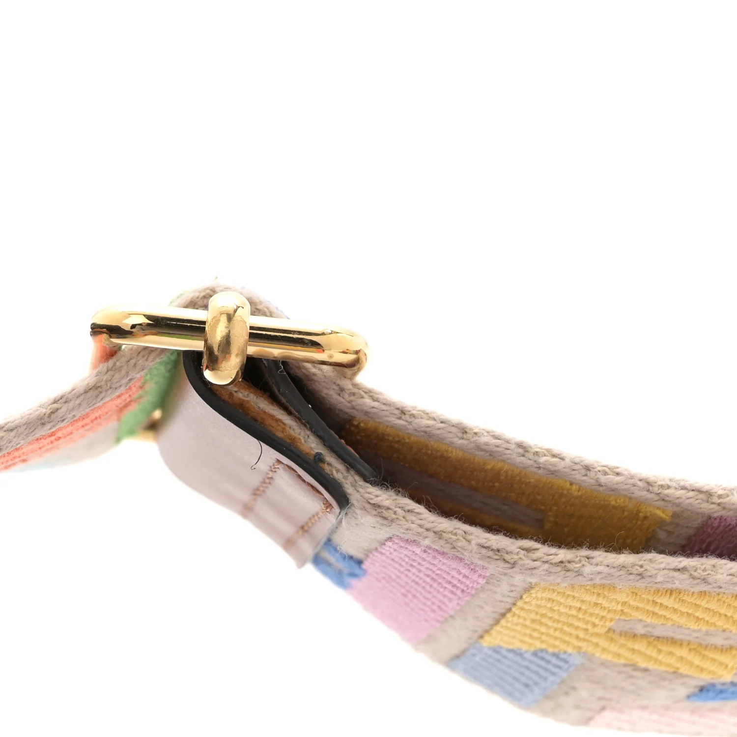 Canvas Calfskin FF 1974 Adjustable Strap You Multicolor Cuoio - Image 5