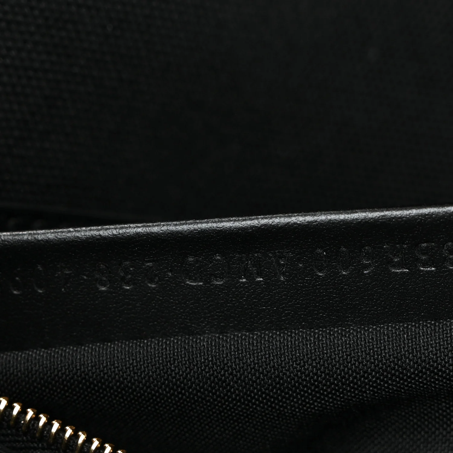 Canvas Vitello King Extra Strap FF Embroidered Baguette Black - Image 7