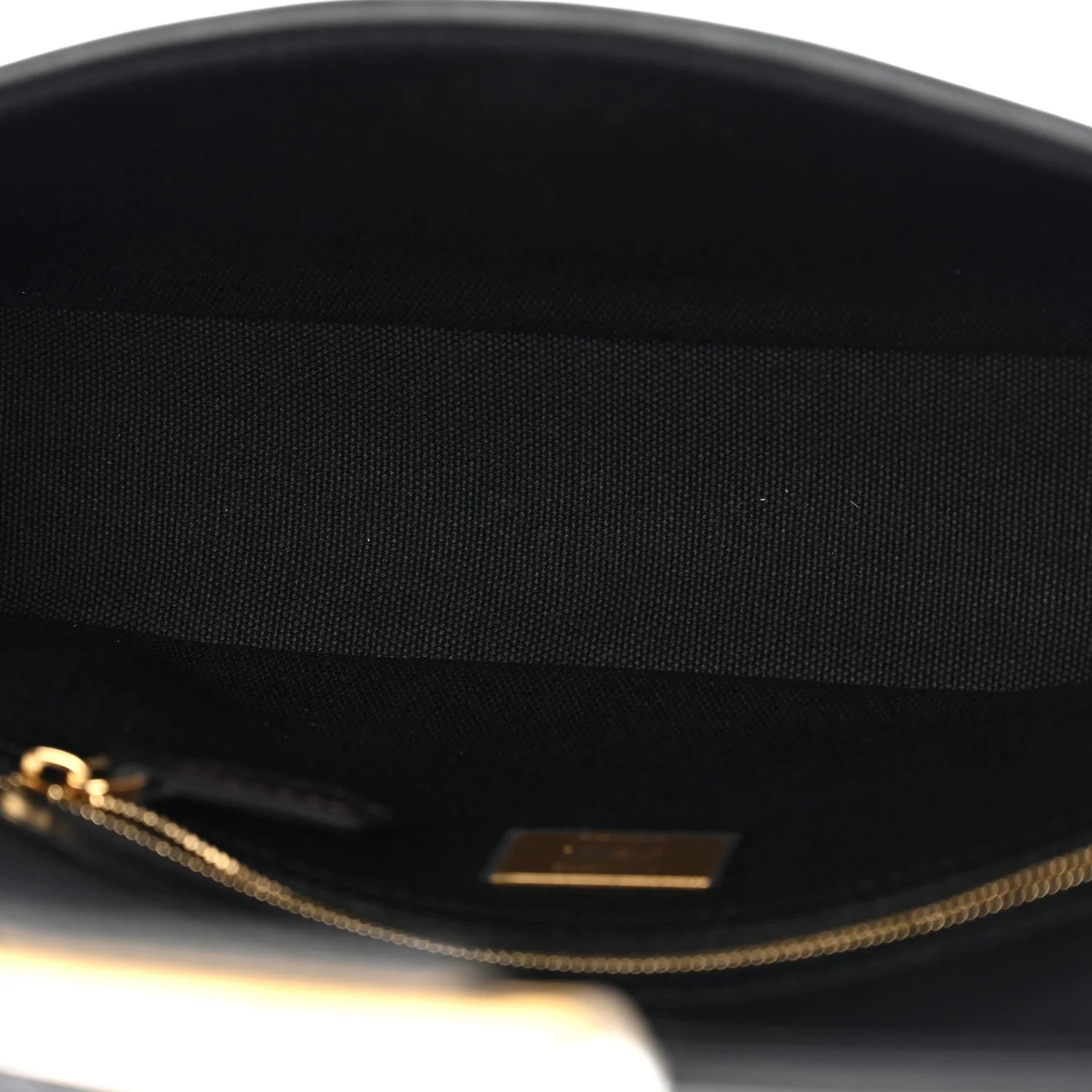Canvas Vitello King Extra Strap FF Embroidered Baguette Black - Image 5