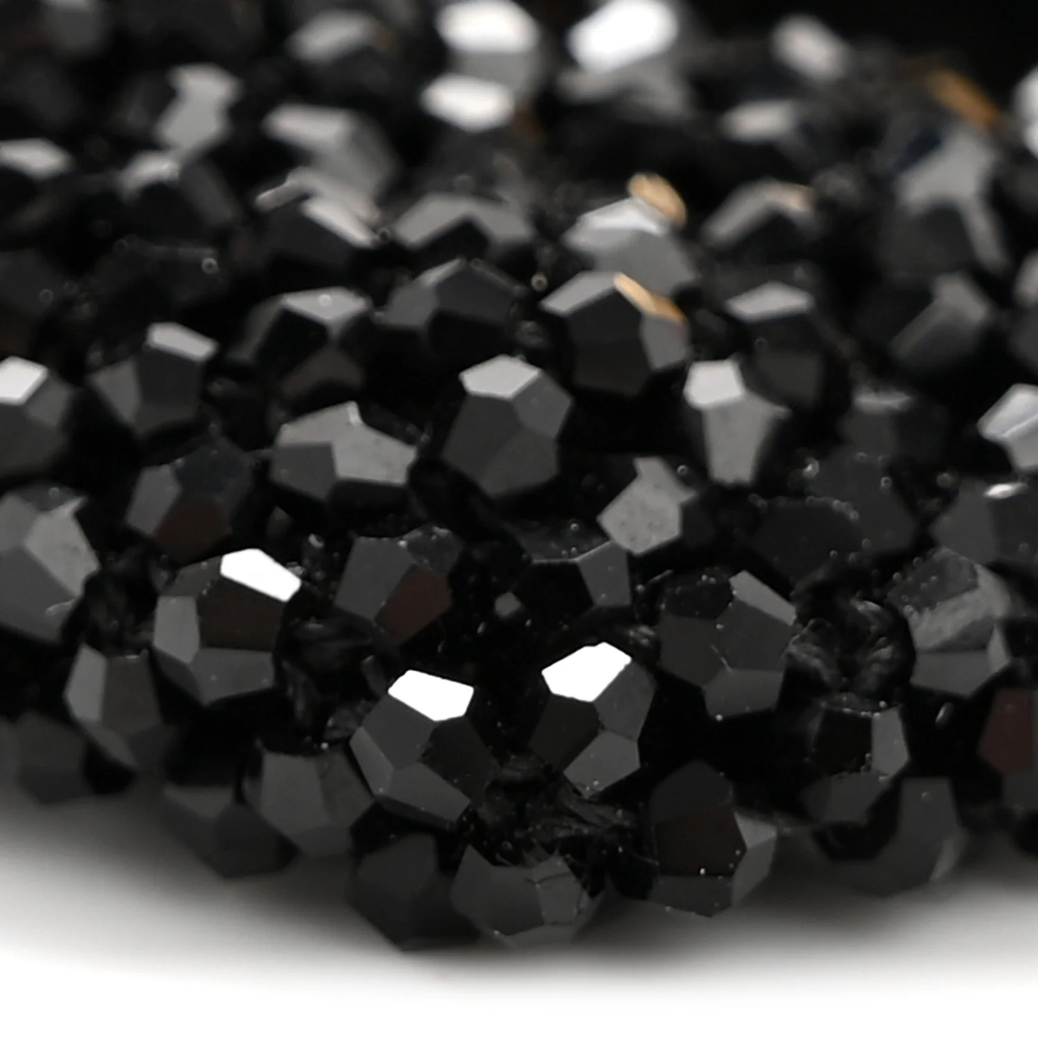 Crystal Vitello King Beaded Mini Pico Baguette Charm Black - Image 8