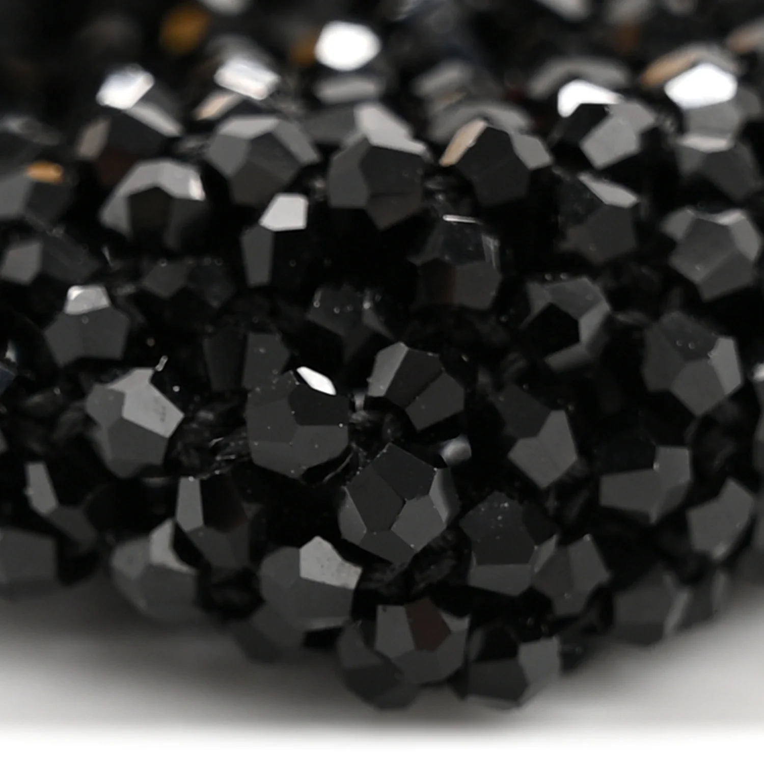 Crystal Vitello King Beaded Mini Pico Baguette Charm Black - Image 9