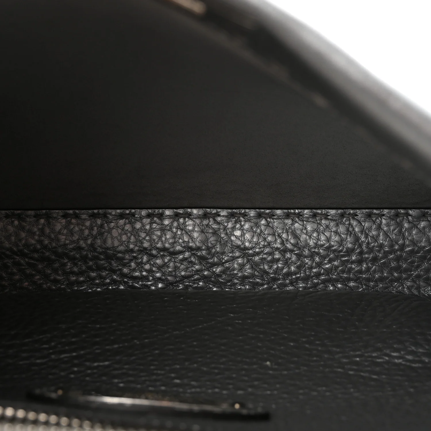 Cuoio Romano Lux Selleria Medium Peekaboo Iconic Satchel Argento - Image 5