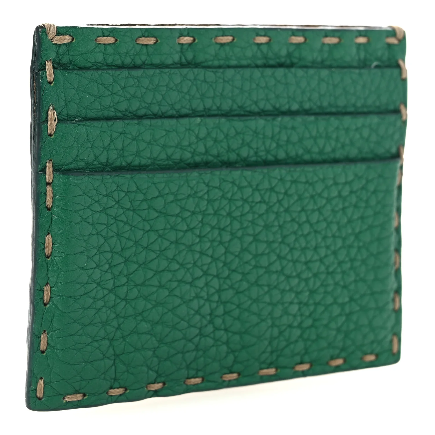 Cuoio Romano Selleria Card Holder Green - Image 3