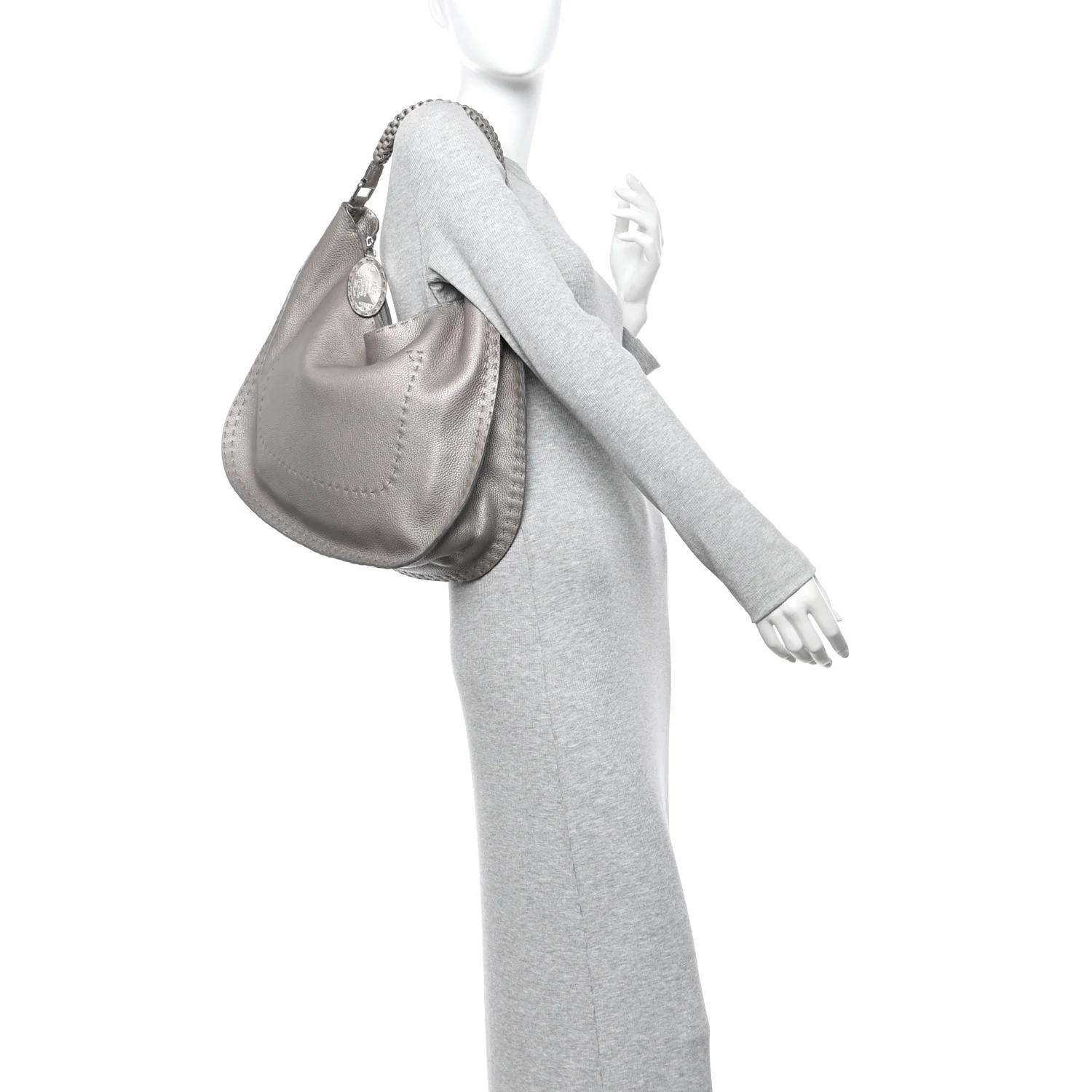 Cuoio Romano Selleria Hobo Peltro - Image 2
