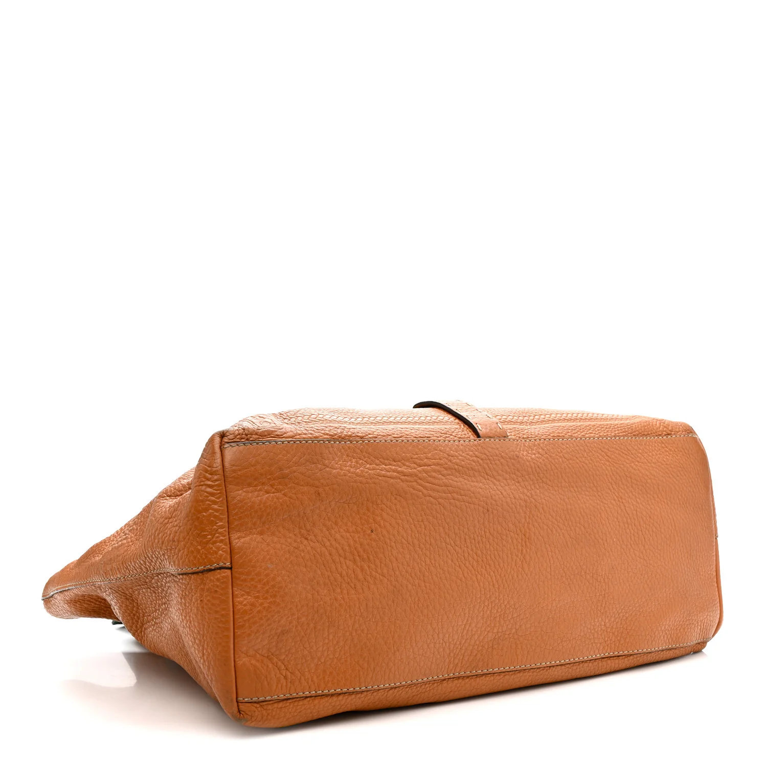 Cuoio Romano Selleria Large Villa Borghese Tote Meile Brown Green - Image 4