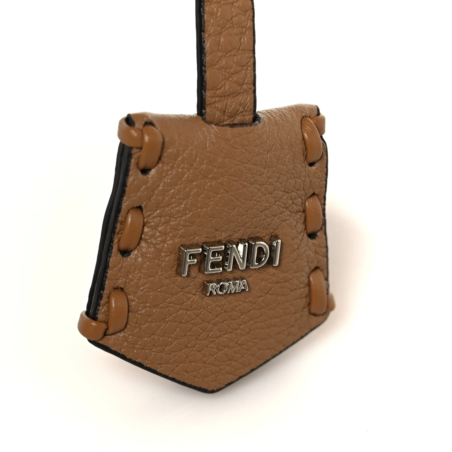Cuoio Romano Selleria Sintetica Tape Stitch Mini By The Way Boston Bag Beige - Image 8