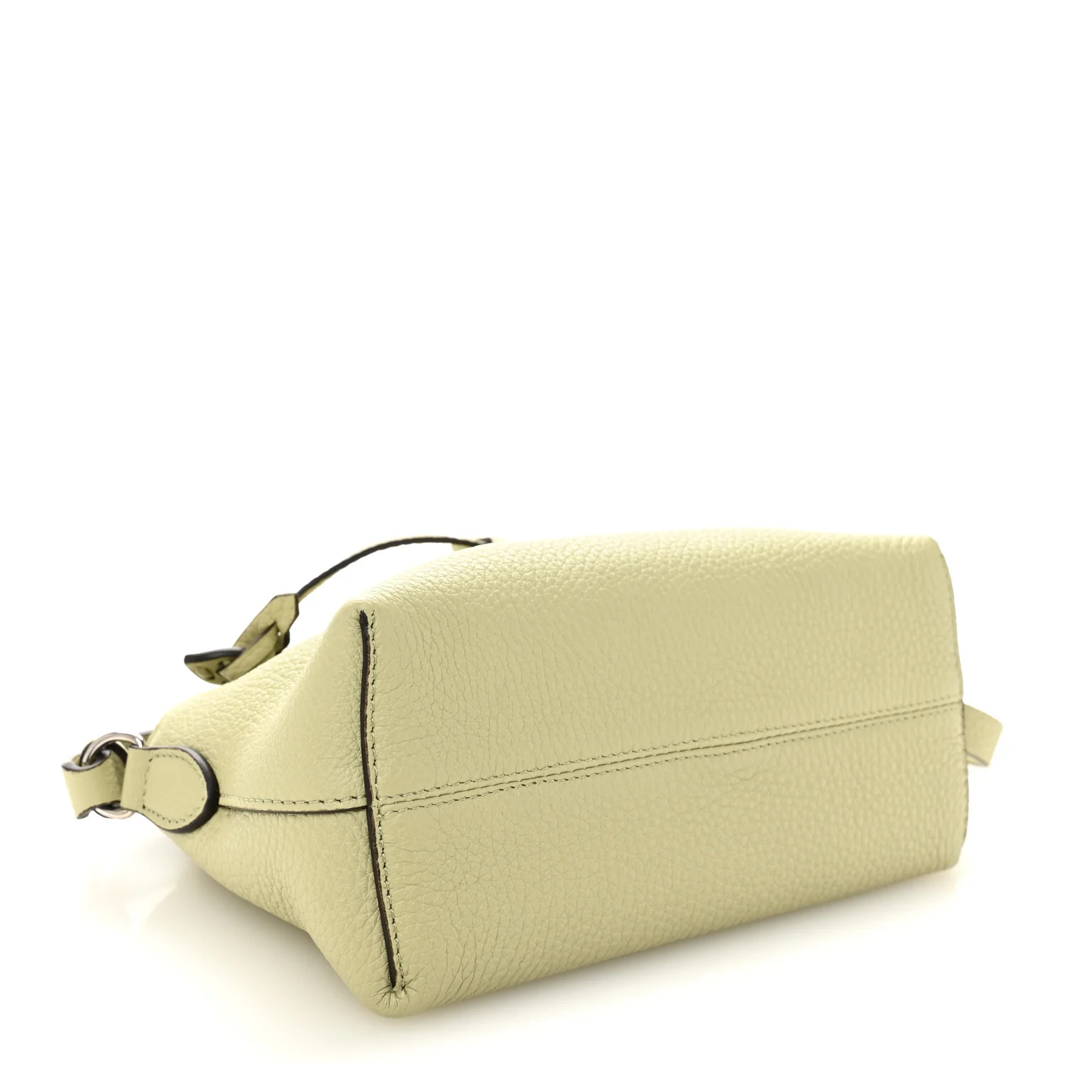 Cuoio Romano Selleria Sintetica Tape Stitch Mini By The Way Boston Bag Sage Green - Image 4