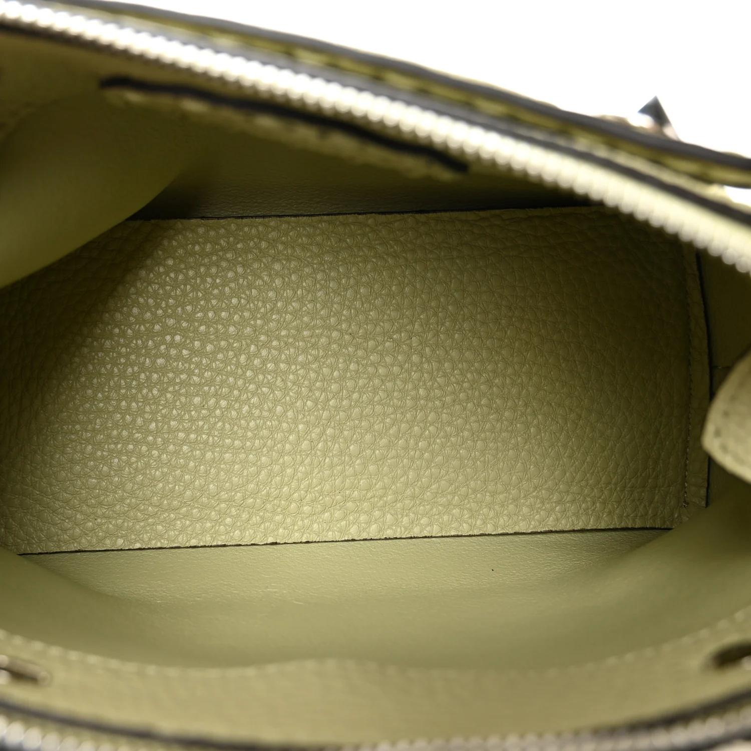 Cuoio Romano Selleria Sintetica Tape Stitch Mini By The Way Boston Bag Sage Green - Image 5