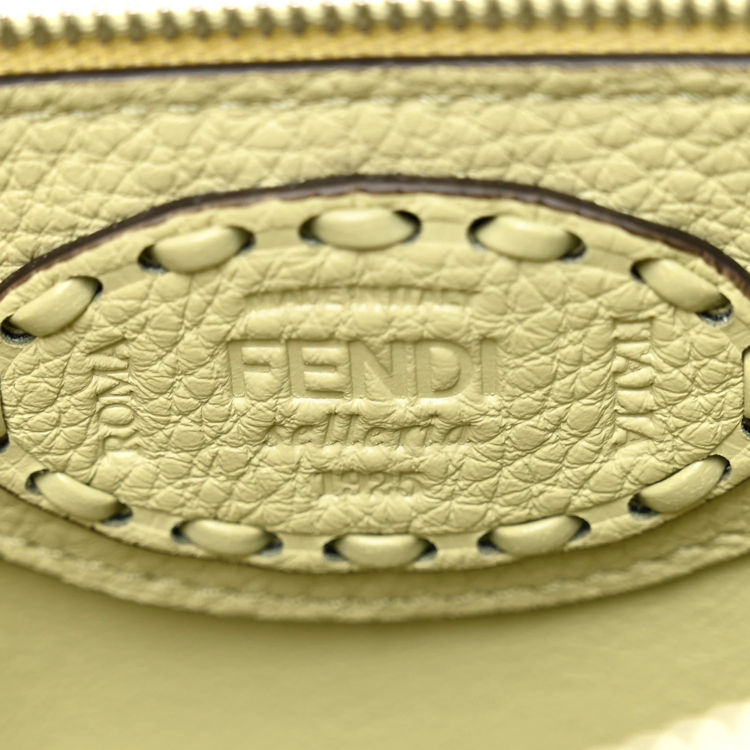 Cuoio Romano Selleria Sintetica Tape Stitch Mini By The Way Boston Bag Sage Green - Image 6