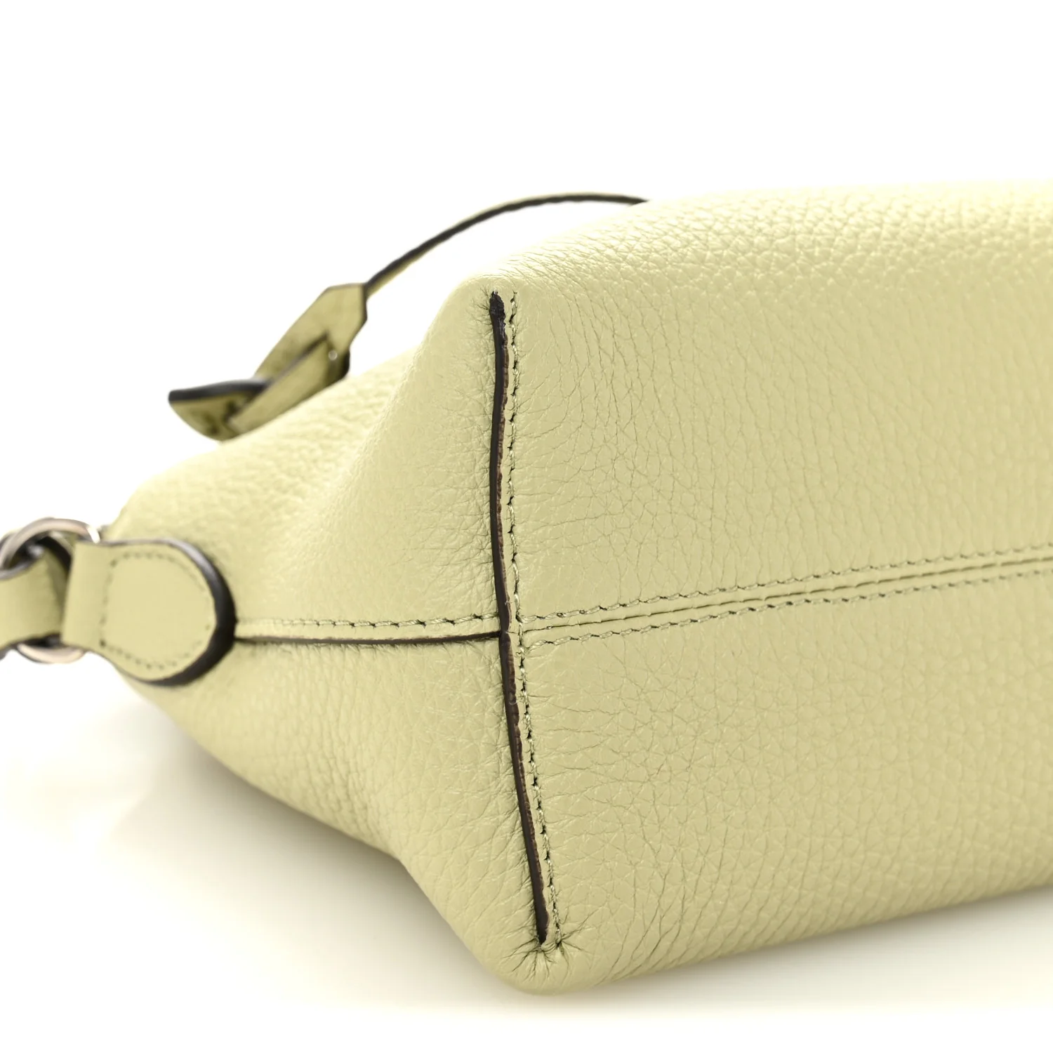 Cuoio Romano Selleria Sintetica Tape Stitch Mini By The Way Boston Bag Sage Green - Image 8