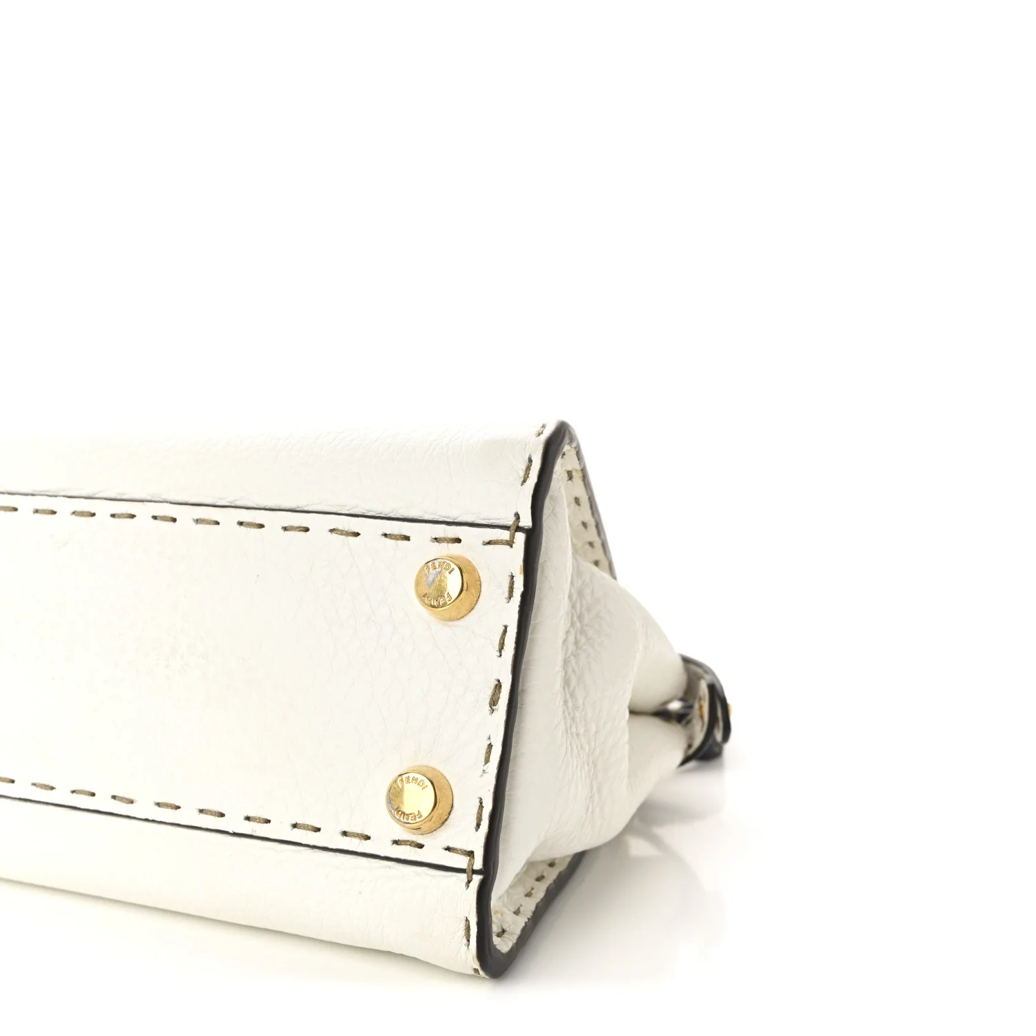 Cuoio Romano Selleria Tri-color Mini Peekaboo Iconic Satchel White Indaco Saddler - Image 9