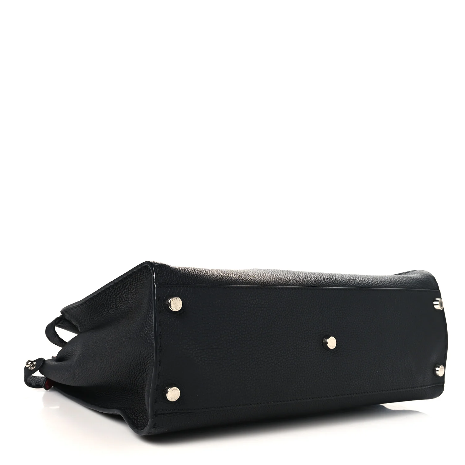 Cuoio Romano Selleria Vitello Zeus Large Mens Peekaboo Iconic Essential Satchel Black Rosso - Image 4
