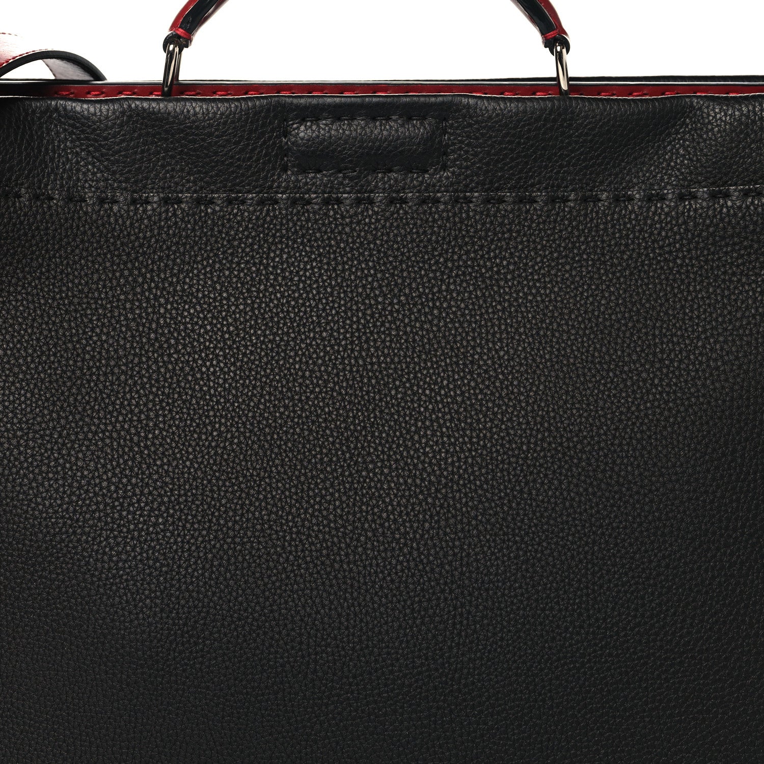 Cuoio Romano Selleria Vitello Zeus Large Mens Peekaboo Iconic Essential Satchel Black Rosso - Image 9