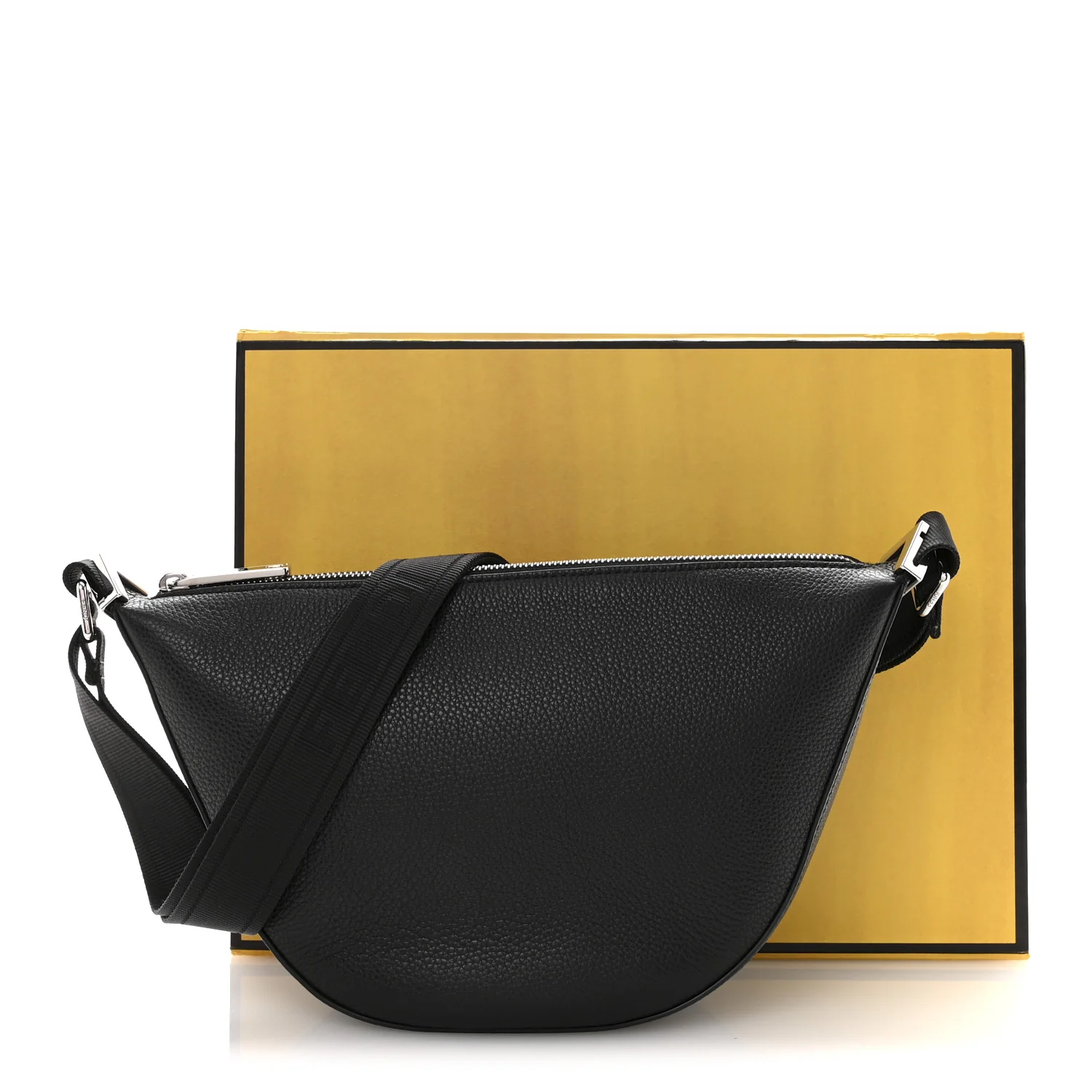 Cuoio Romano Small Melon Bag Black - Image 15