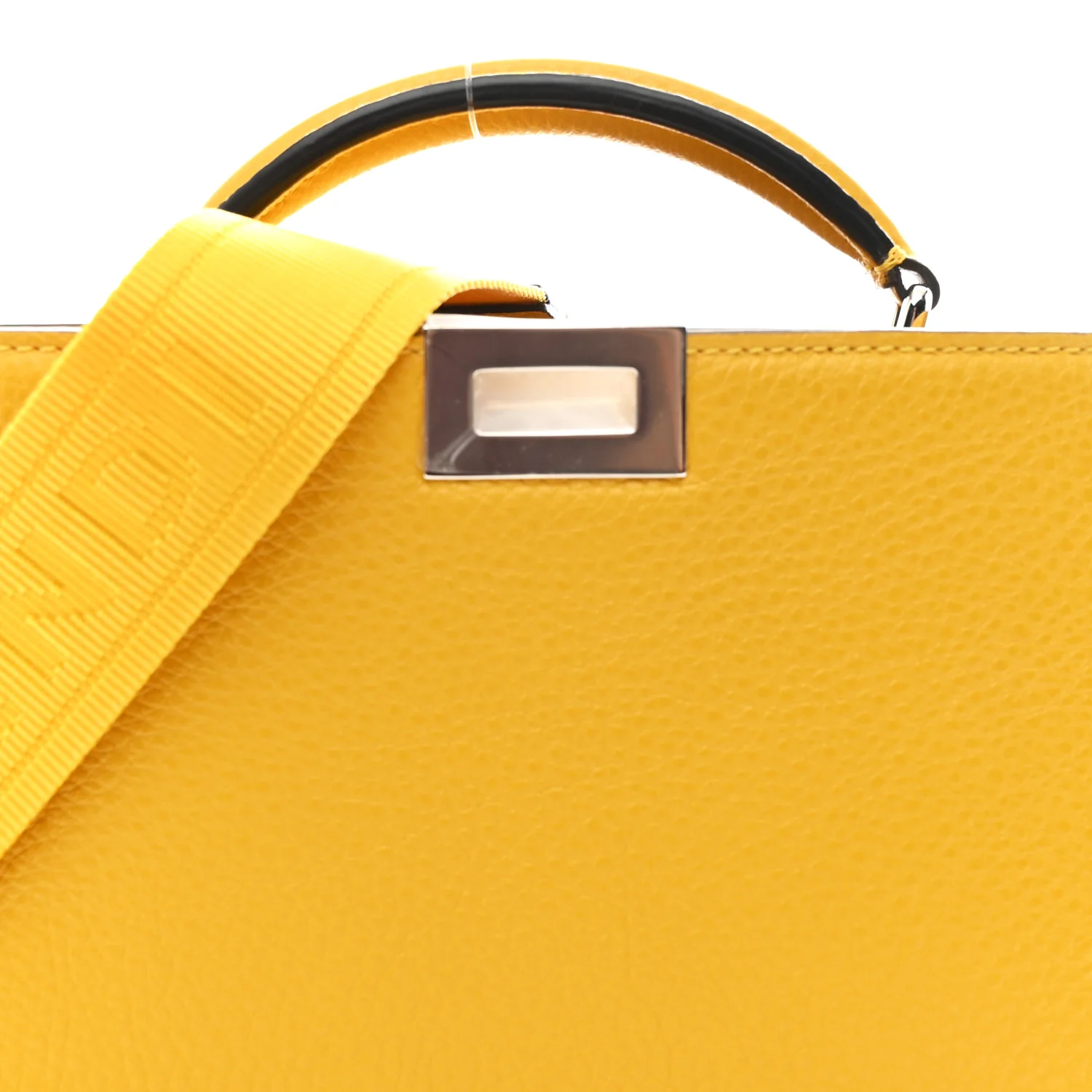 Cuoio Romano Vitello Cover Bi-Color Peekaboo I See U X Cross Satchel Sunflower Pietra Mimosa - Image 18