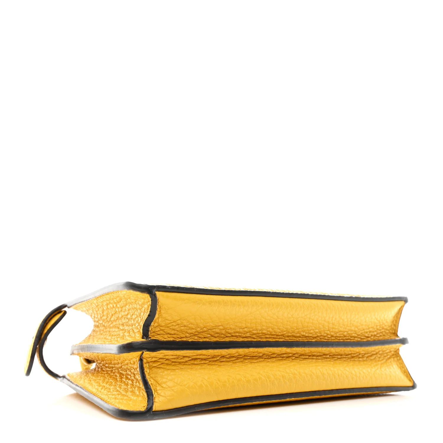 Cuoio Romano Vitello Cover Bi-Color Peekaboo I See U X Cross Satchel Sunflower Pietra Mimosa - Image 6