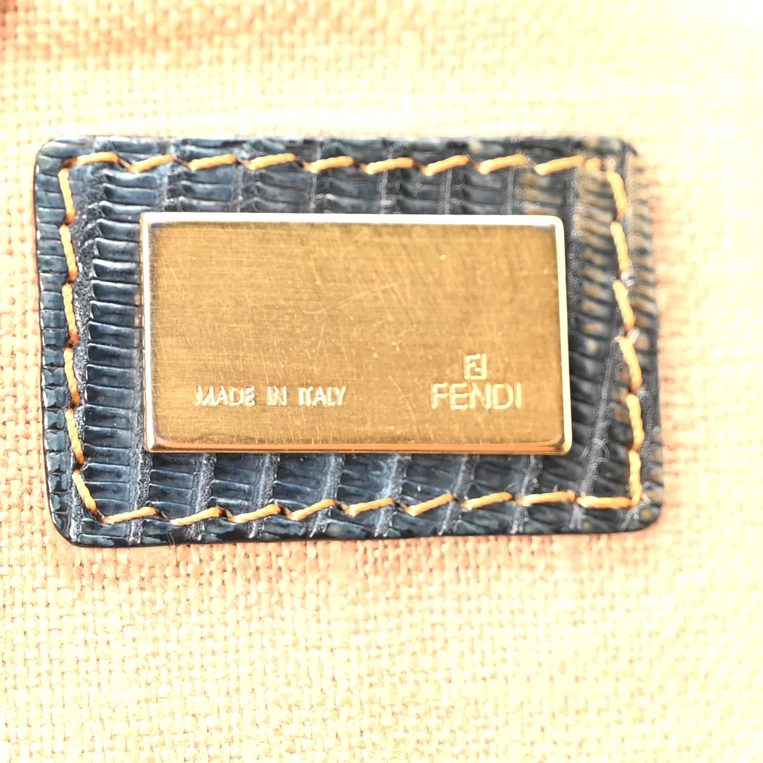 Denim Lizard Baguette Blue - Image 6