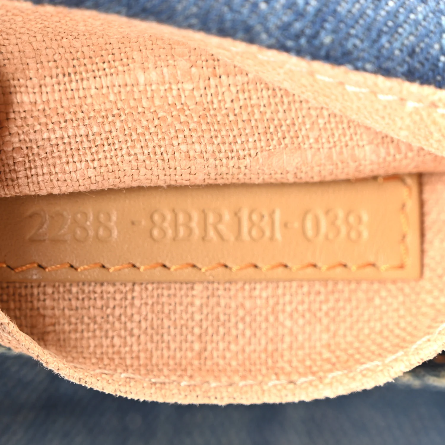 Denim Lizard Baguette Blue - Image 7