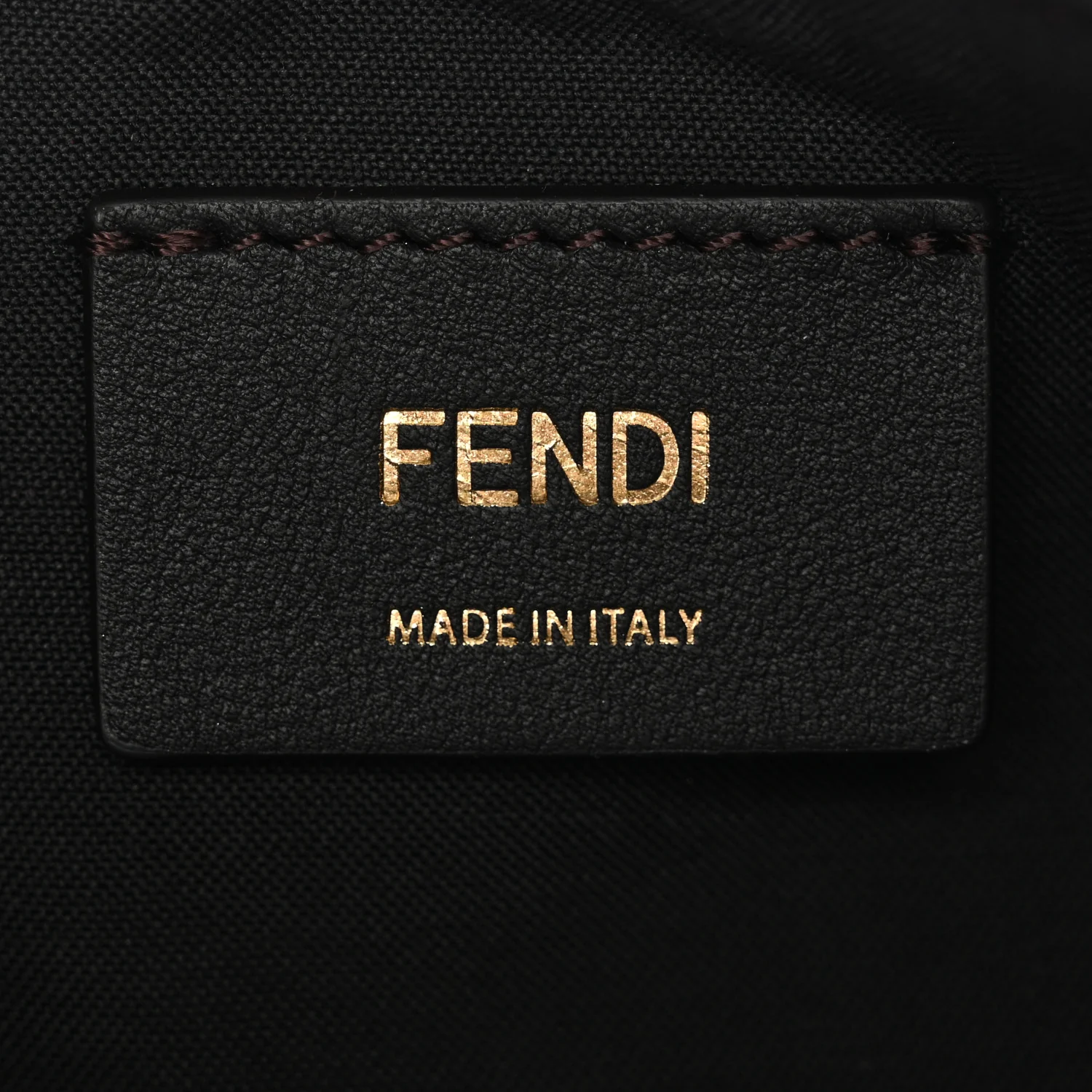 Denim Vitello King F is Fendi FF Embroidered Mini Fendigraphy Hobo Bag Blue Brown - Image 7