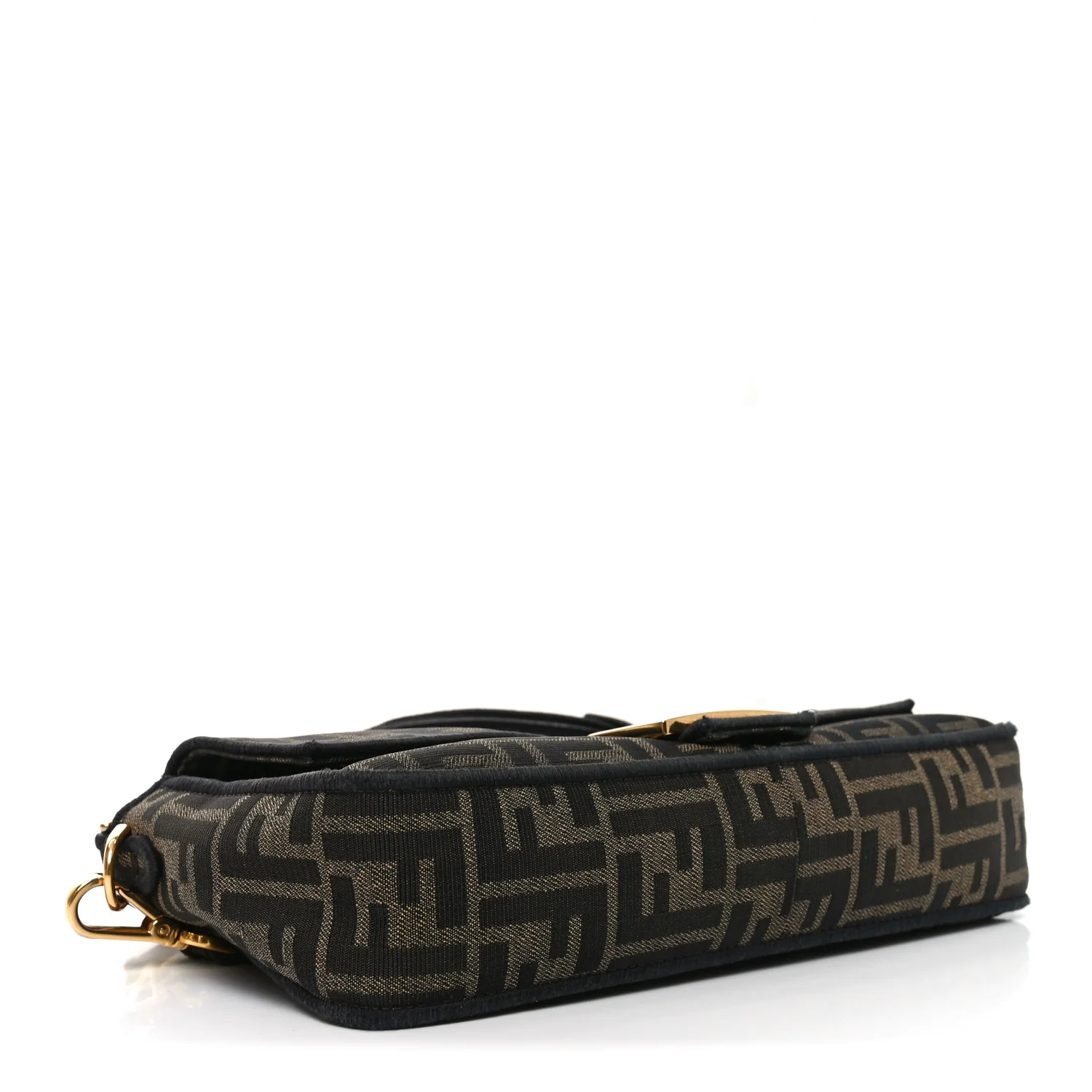 Fabric Jacquard FF 1974 Medium Baguette Tobacco Moro Black - Image 4