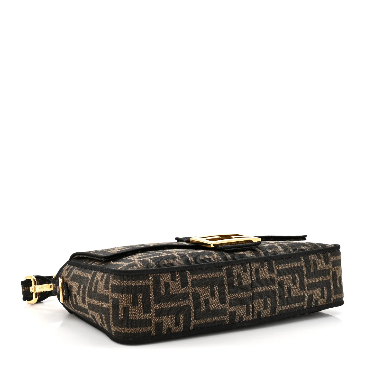 Fabric Jacquard FF 1974 Medium Baguette Tobacco Moro Black - Image 4