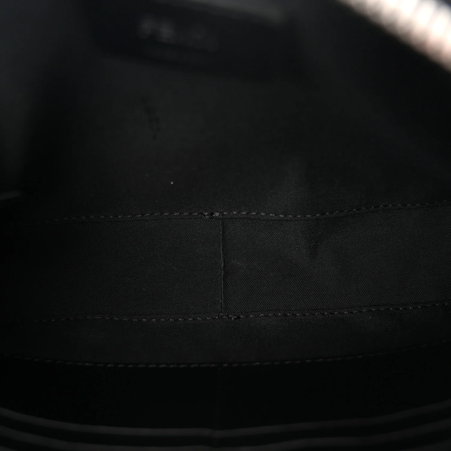 Glazed Fabric Vitello Liberty FF 1974 Diagonal Medium Camera Case Tobacco Moresco Black - Image 8