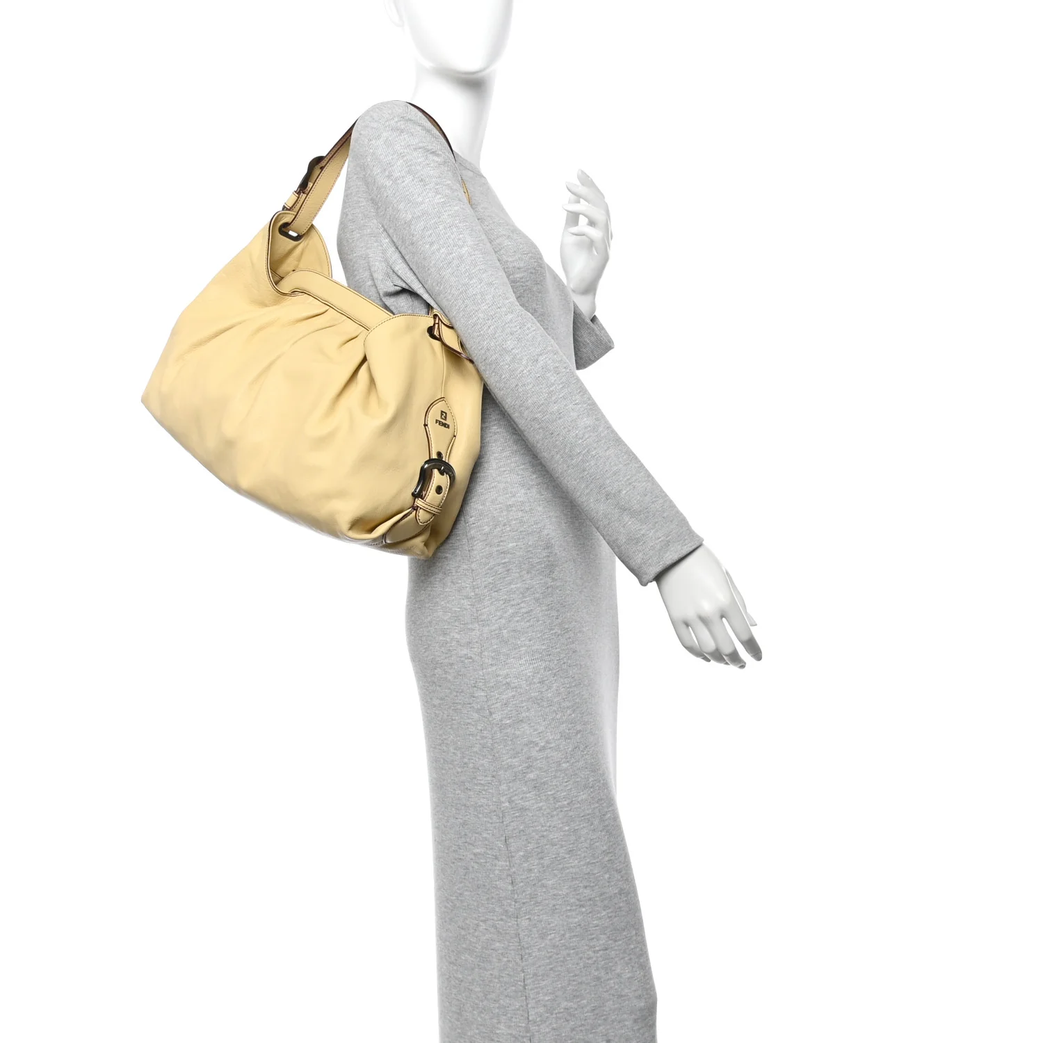Grained Calfskin Doctor B Hobo Bag - Image 2