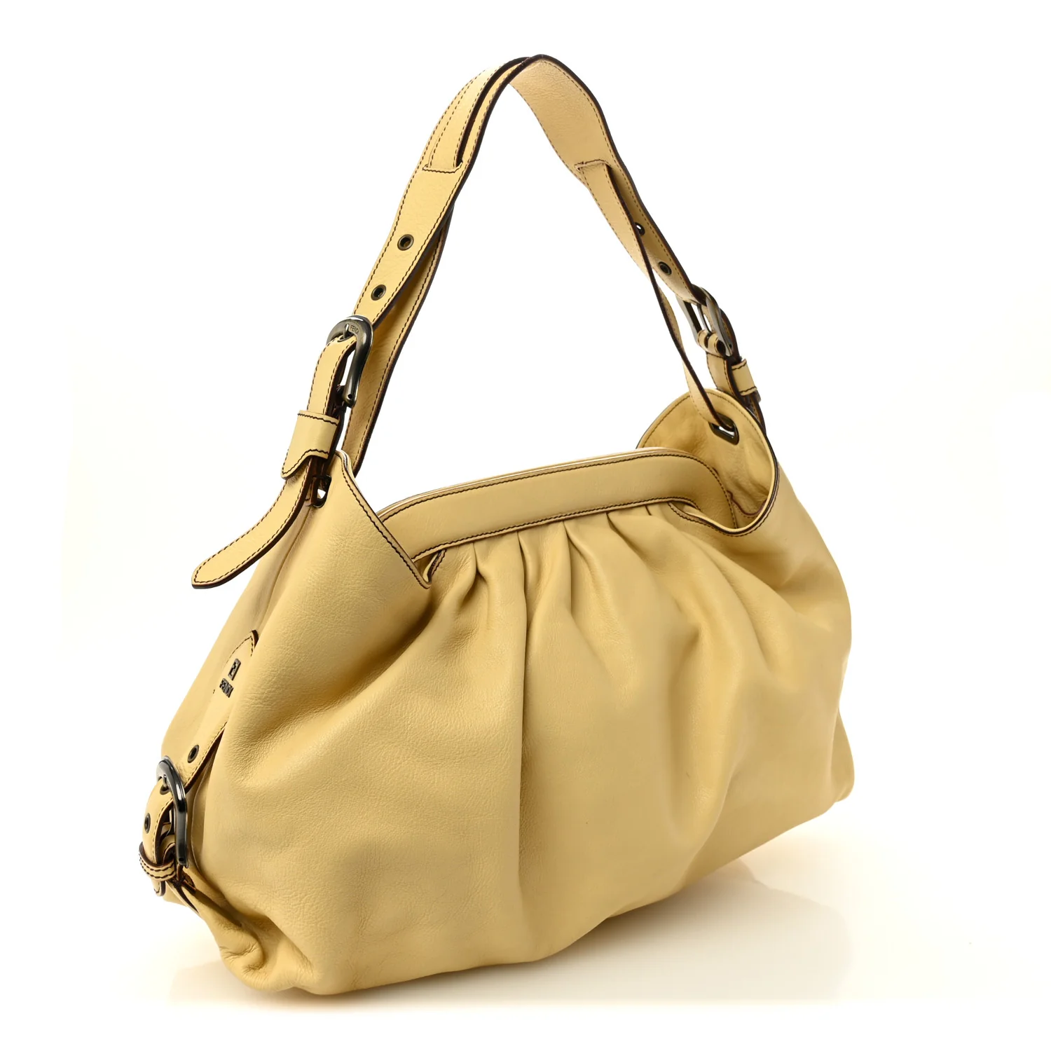 Grained Calfskin Doctor B Hobo Bag - Image 3