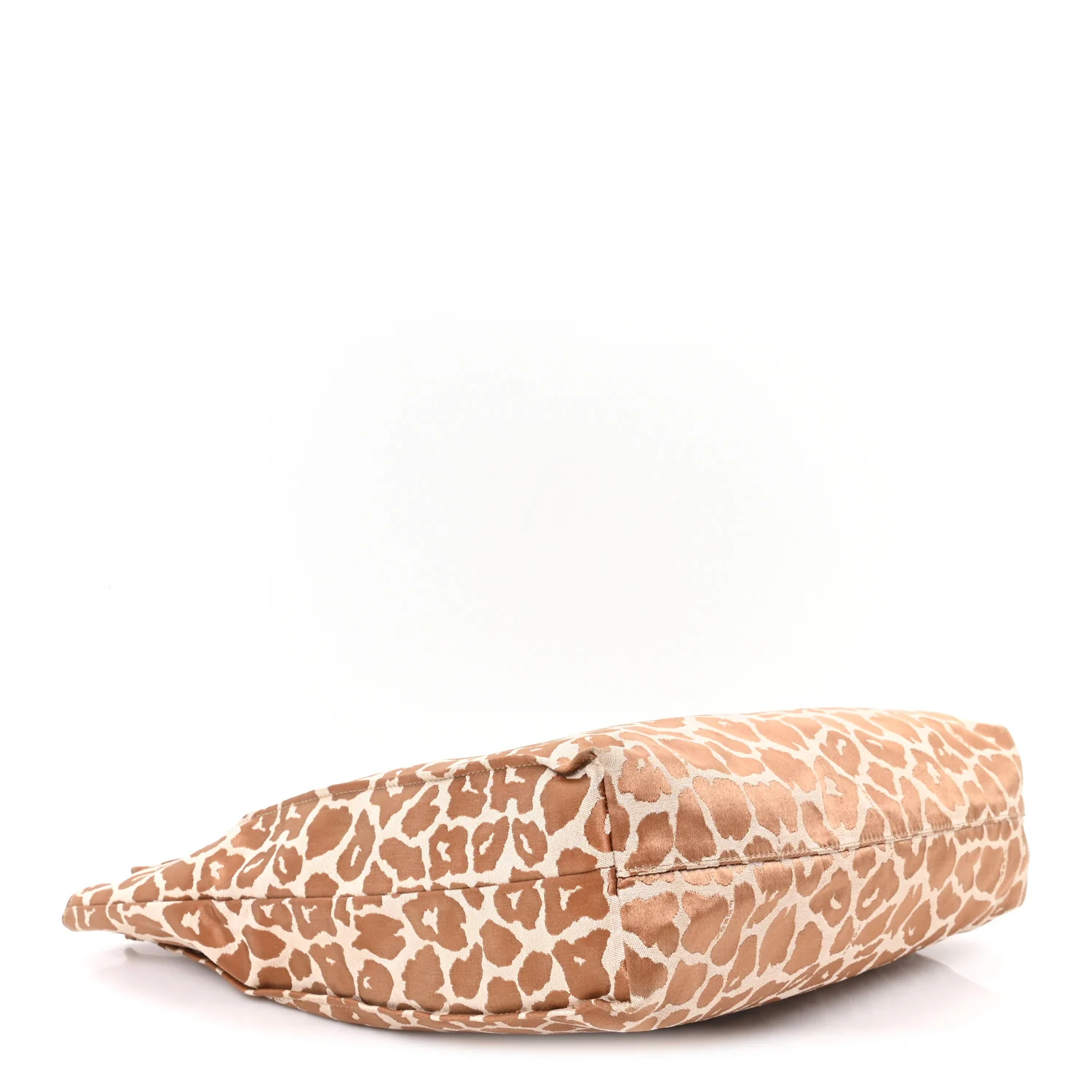 Jacquard Leopard Print Shopping Tote Brown - Image 4